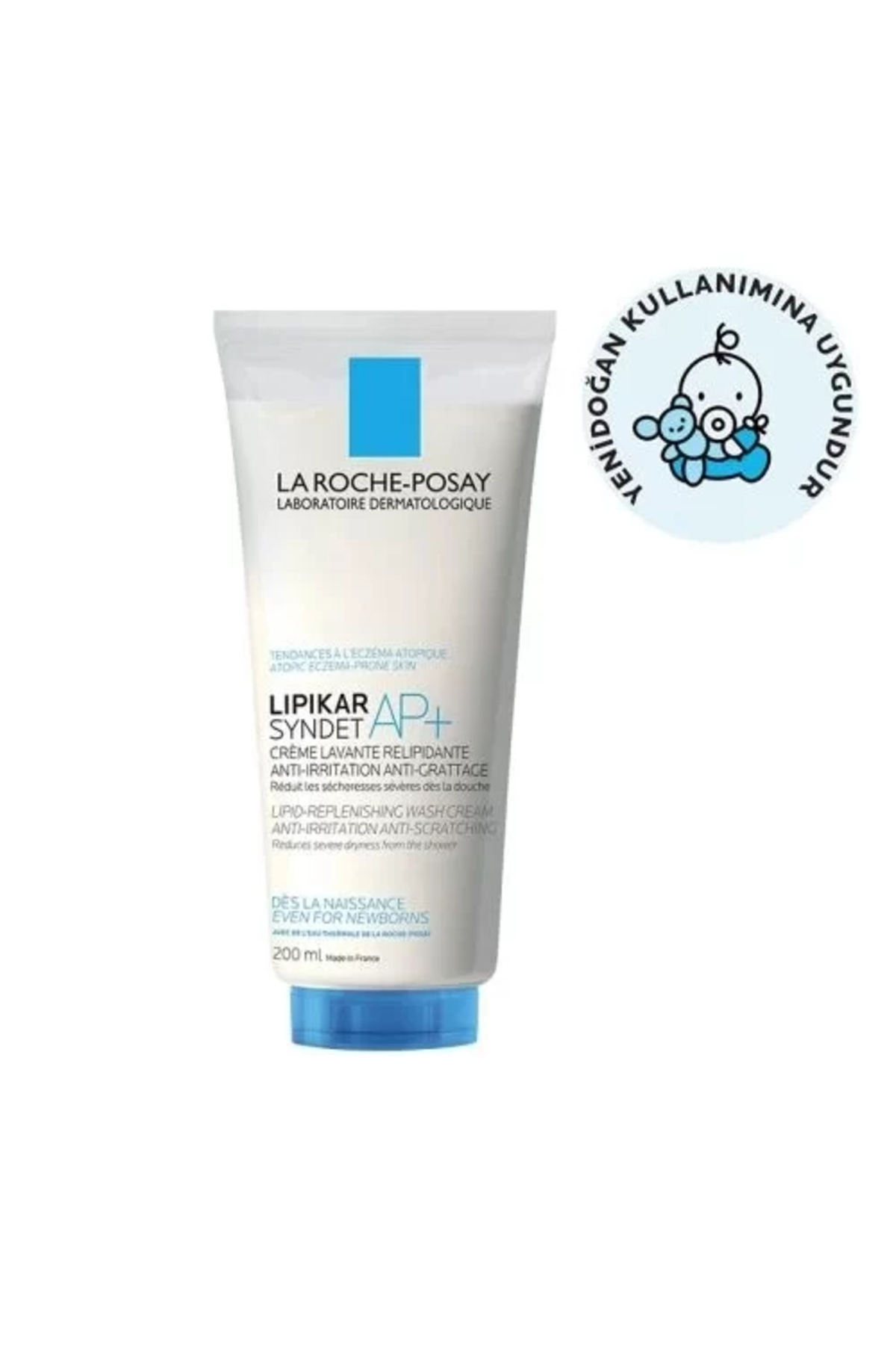 La Roche Posay Lipikar Syndet AP+ Vücut Yıkama Jeli Kuru ve Atopiye Eğilim Gösteren Ciltler 200ml