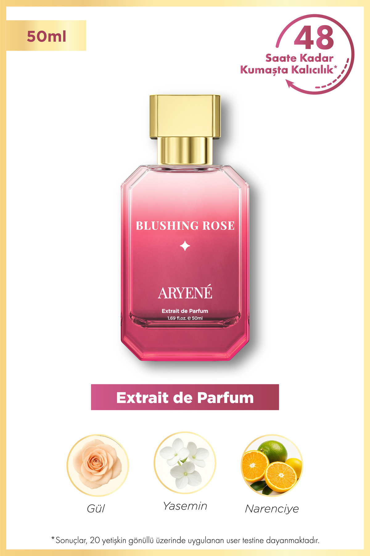 Aryene Blushing Rose Début – Çiçeksi Meyveli Şipre Extrait Kadın Parfümü | Enerjik & Sofistike