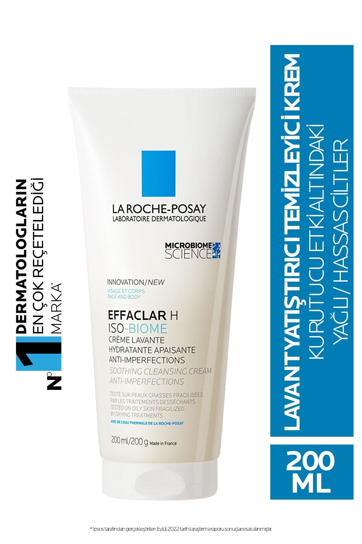 La Roche Posay Effaclar H Isobiome Lavant Yatıştırıcı Ve Temizleyici Krem 3337875777759