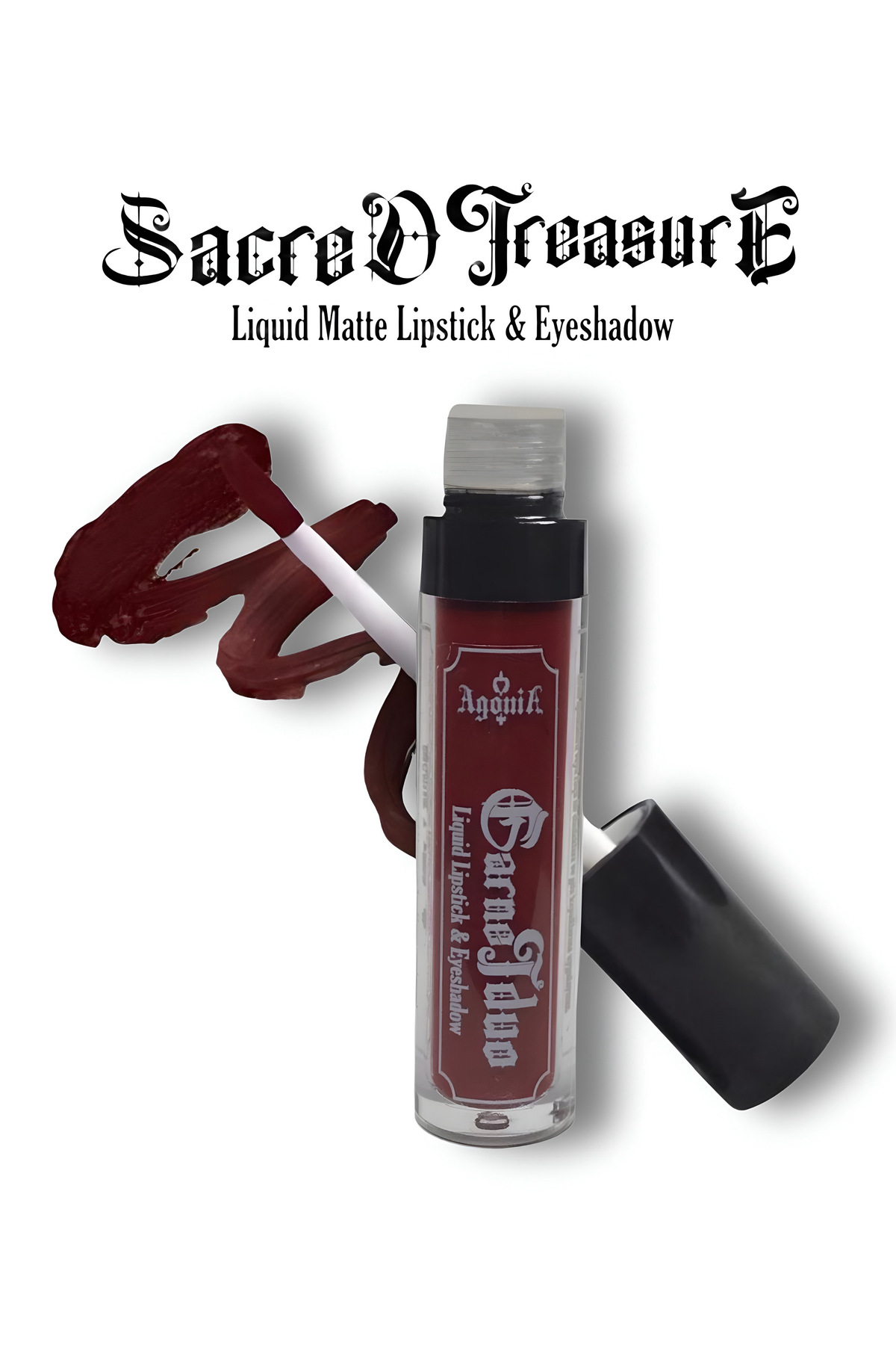Agonia GarnetDuo Bordo Mat Likit Ruj & Far — Vegan İçerikli — 6ml