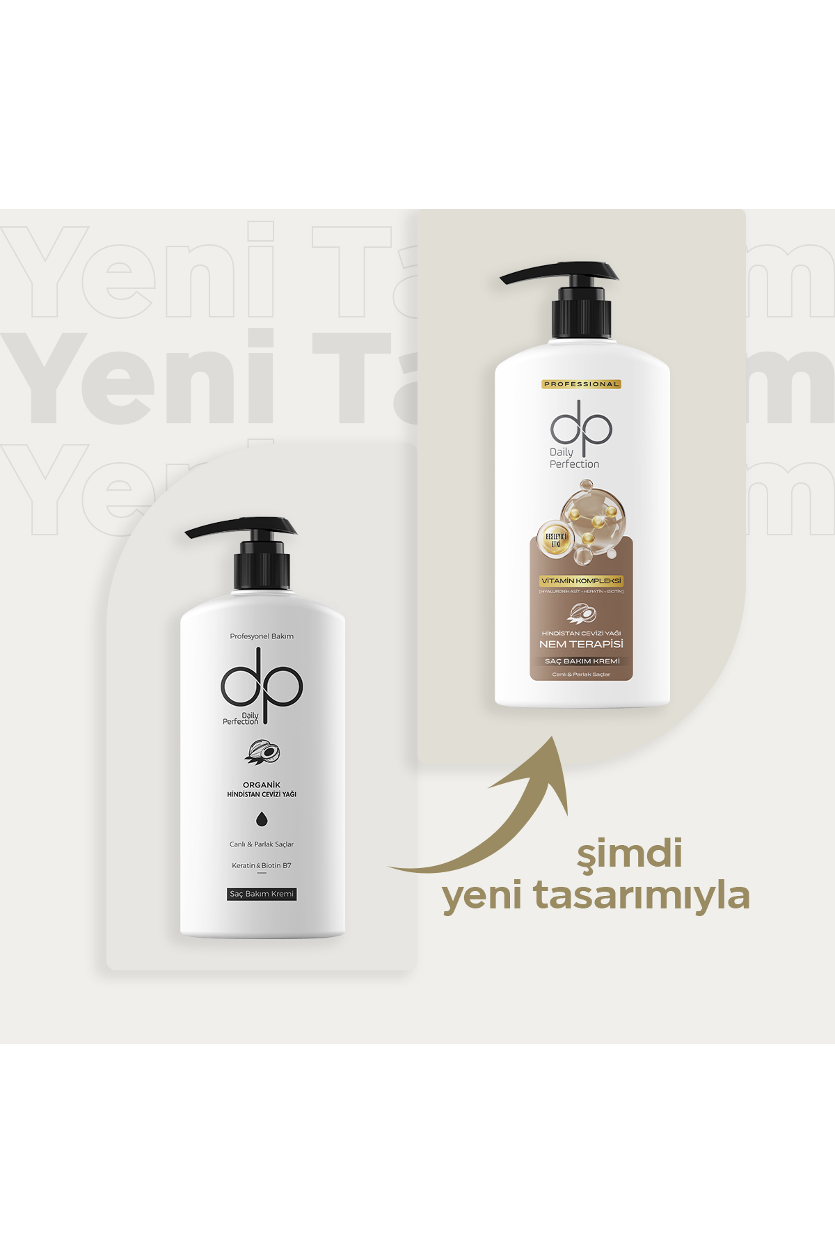 dp Daily Perfection Saç Bakım Kremi Organik Hindistan Cevizi Yağı 500 ml