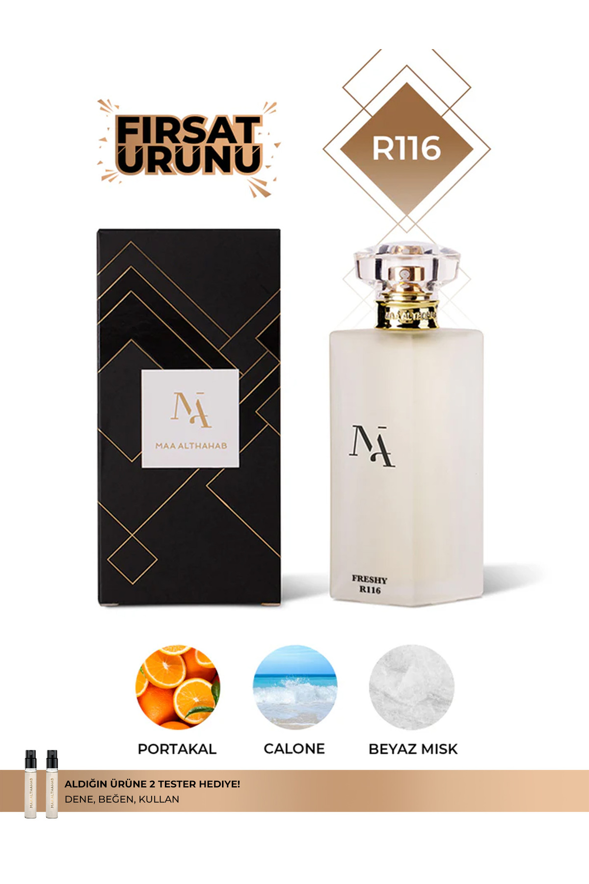 Maa Althahab R116 Fresh Unisex Parfüm 50 ML