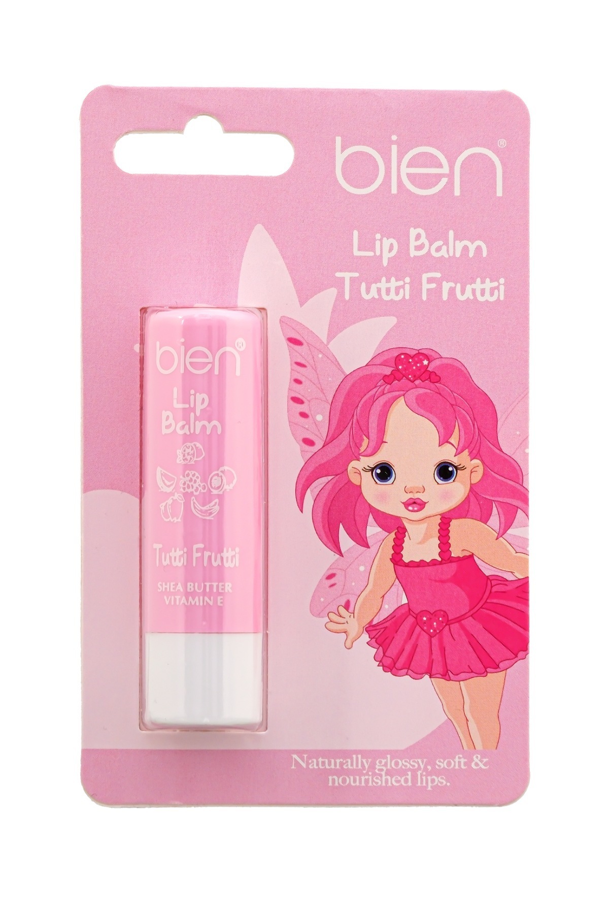 Bien Professional Tutti Frutti Nemlendirici Kids Lip Balm Shea Butter E Vitaminli Doğal Işıltı