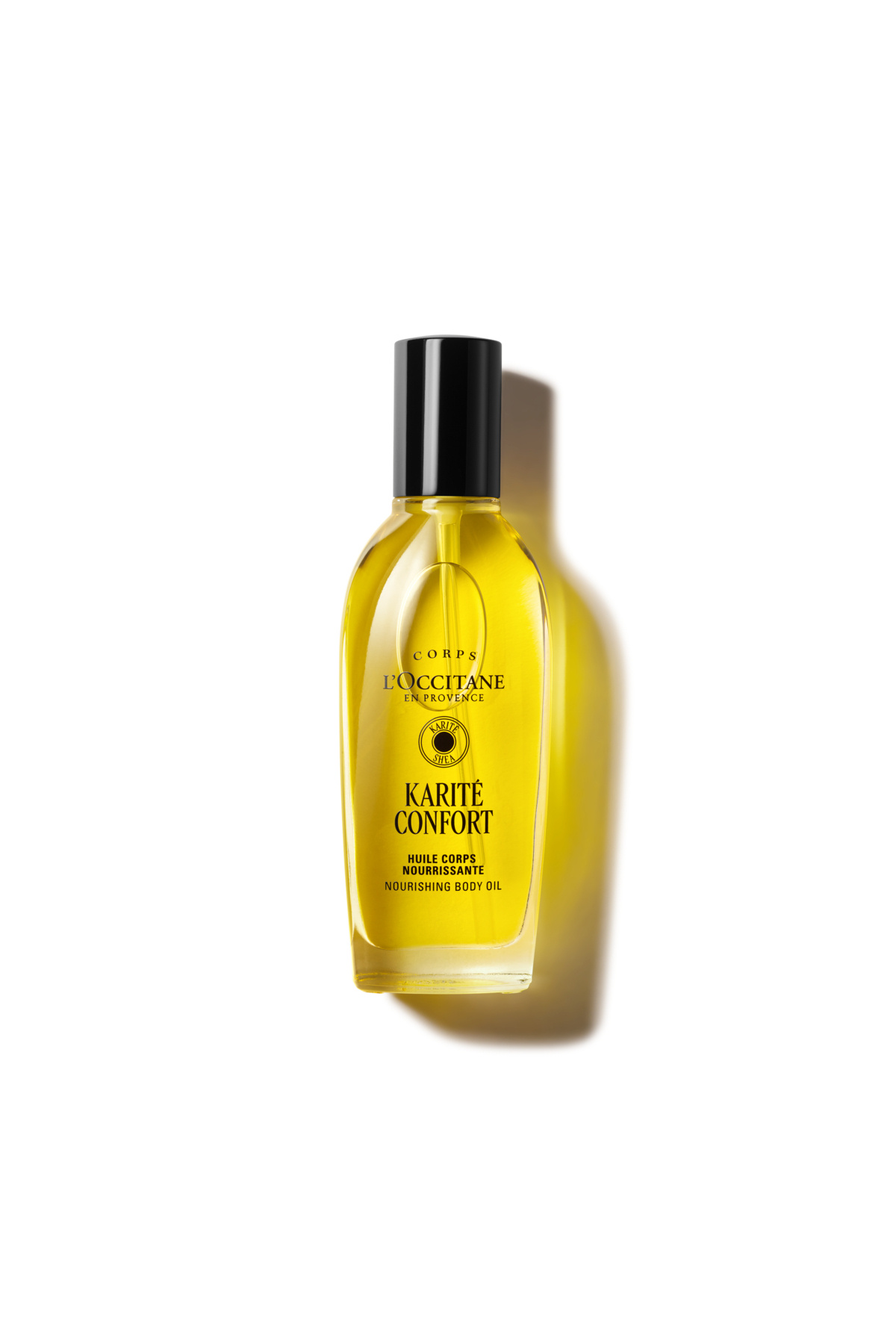 L'Occitane Shea Vücut Bakım Yağı, Shea ve Hint Yağı İçeren Besleyici, 100 ml