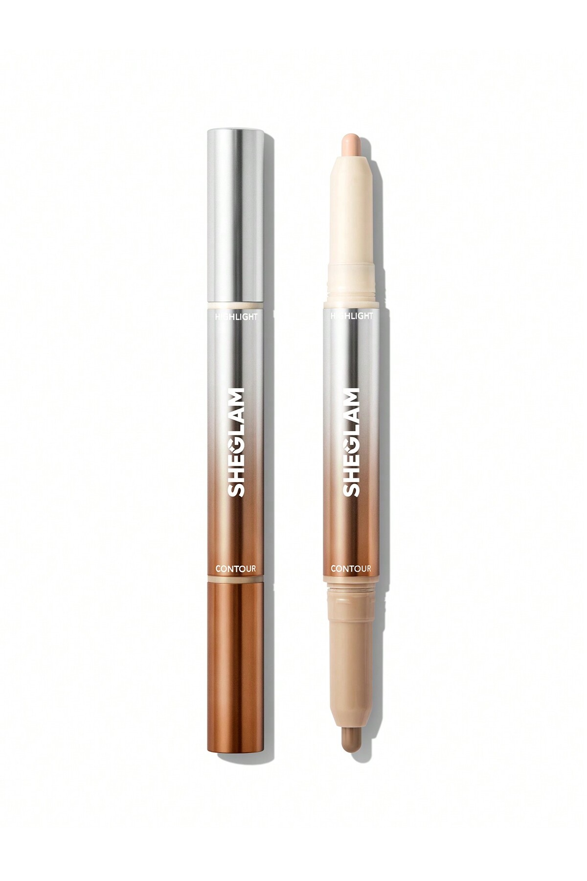 SHEGLAM Fine Line 2-In-1 Nose Contour & Highlight Pen - 2'si 1 Arada Burun Kontür ve Aydınlatıcı Kalem
