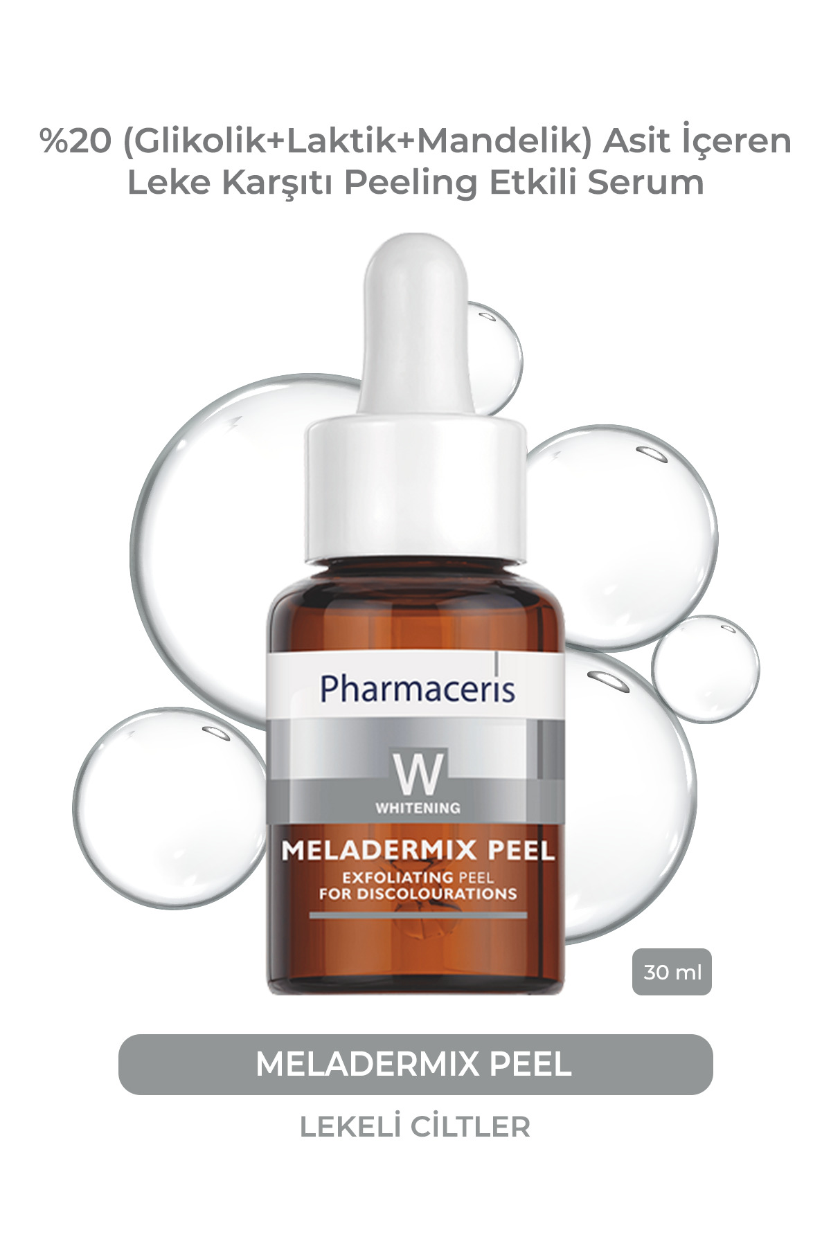 Pharmaceris Meladermix-Peel-20% | %20 (Glikolik+Laktik+Mandelik) Asit İçeren Leke Karşıtı Peeling Serum (30 ml)