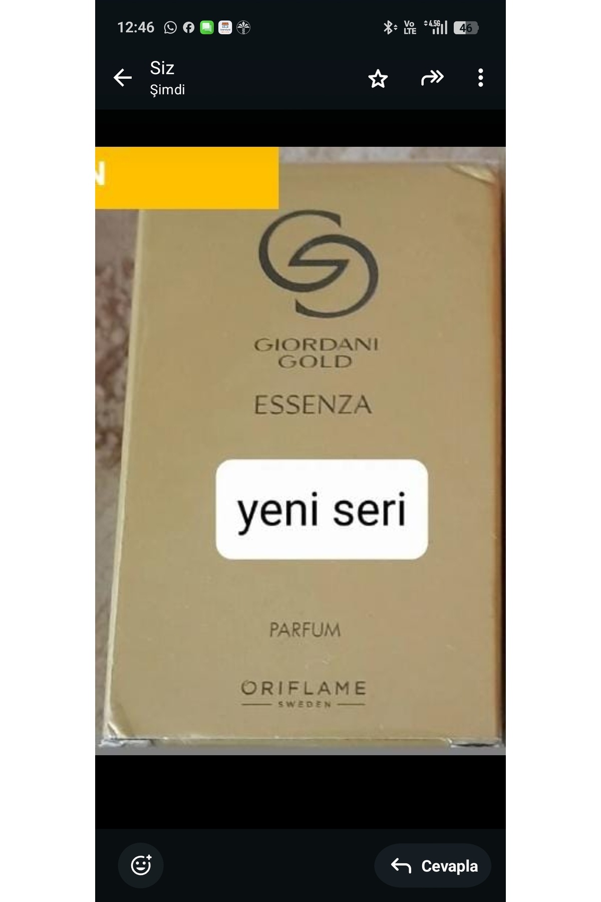Oriflame Giordani Gold Essenza Özel Portakal Çiçeği Notası Kadın Parfümü(%100 ORJİNAL,BARKODLU)