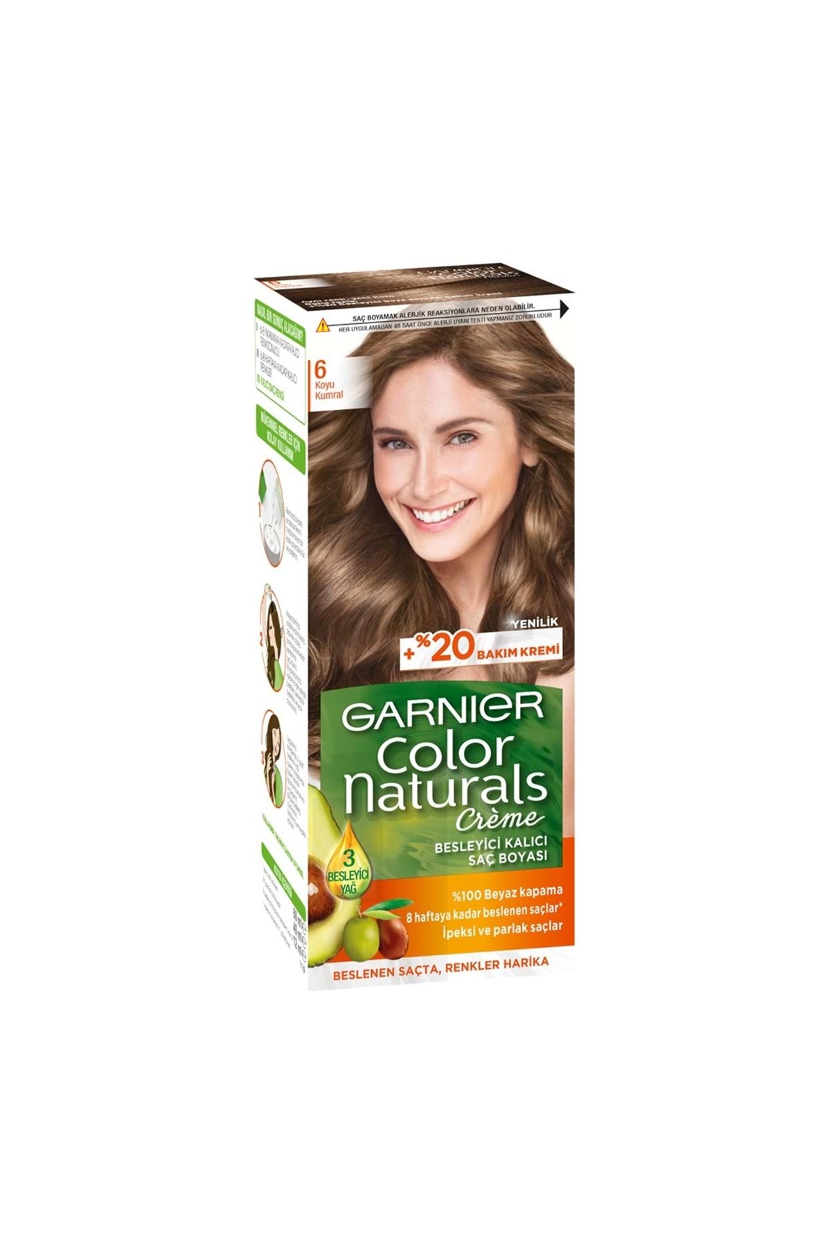 Garnier Color Naturals 6 Koyu Kumral