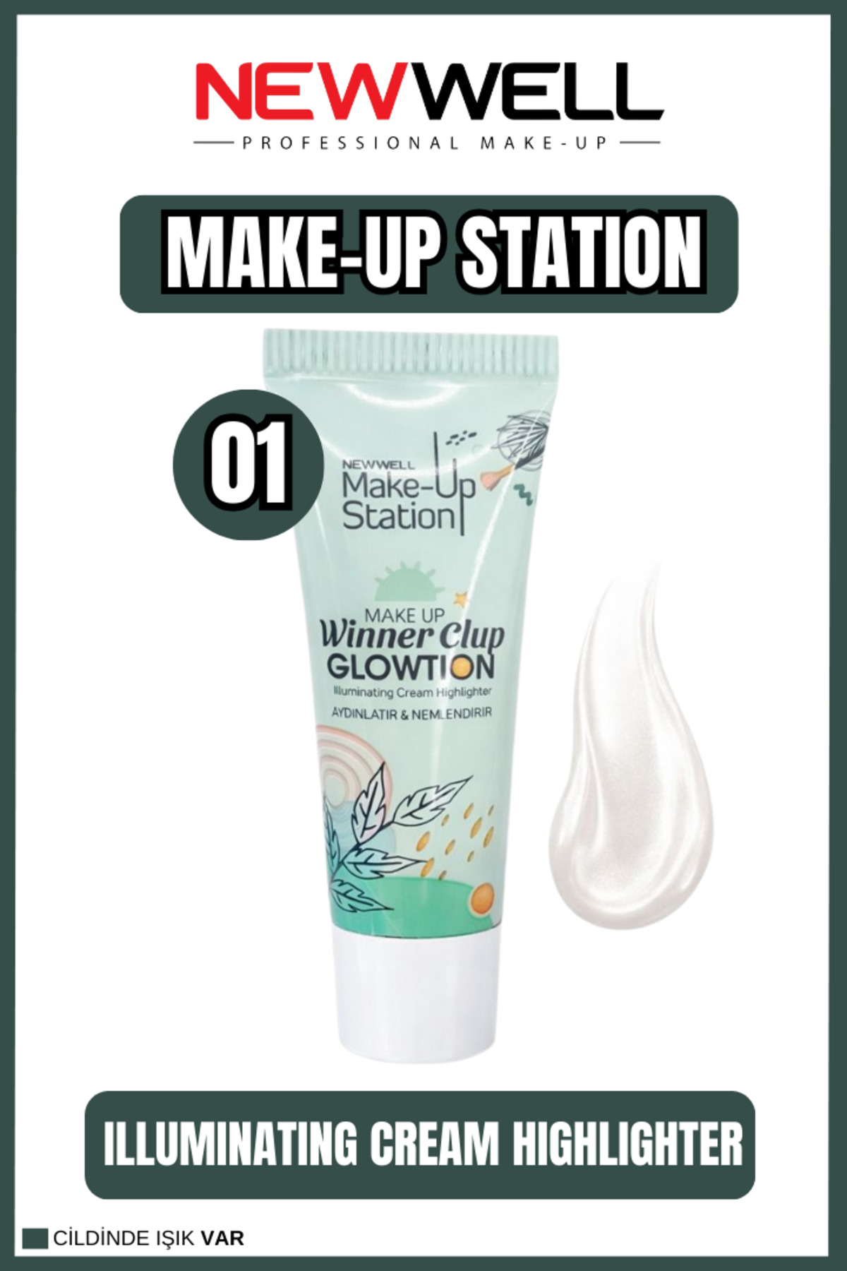 New Well Newwell Glowtion Makyaj Bazı Beyaz No:1 20ml