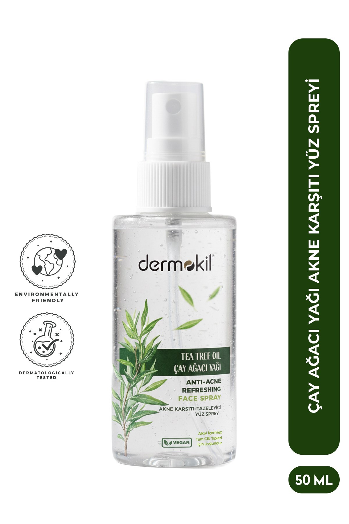 Dermokil Çay Ağacı Akne Karşıtı Yüz Spreyi 50 ml