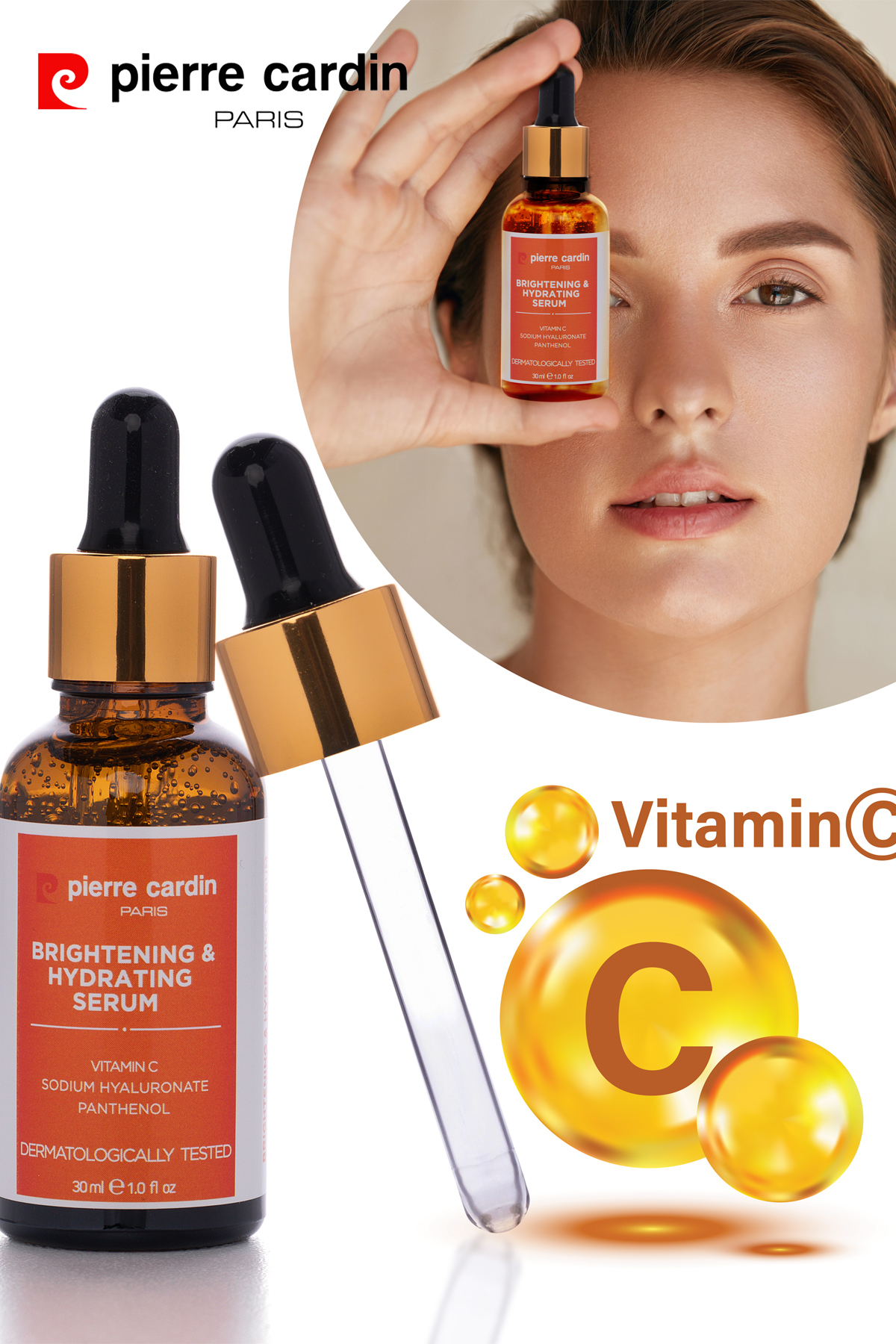 Pierre Cardin Brightening & Hydrating Serum 30 ml – C Vitamini İçeren Nemlendirici Yüz Serumu