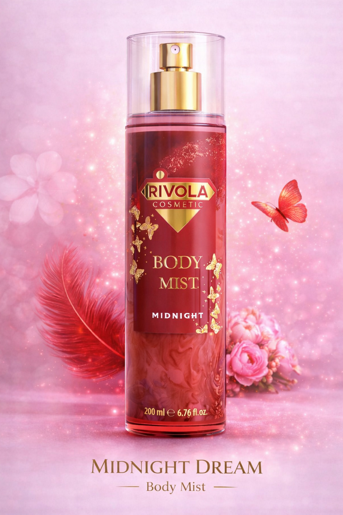 Rivola Midnight Kadın Body Mist Vücut Spreyi 200 ML