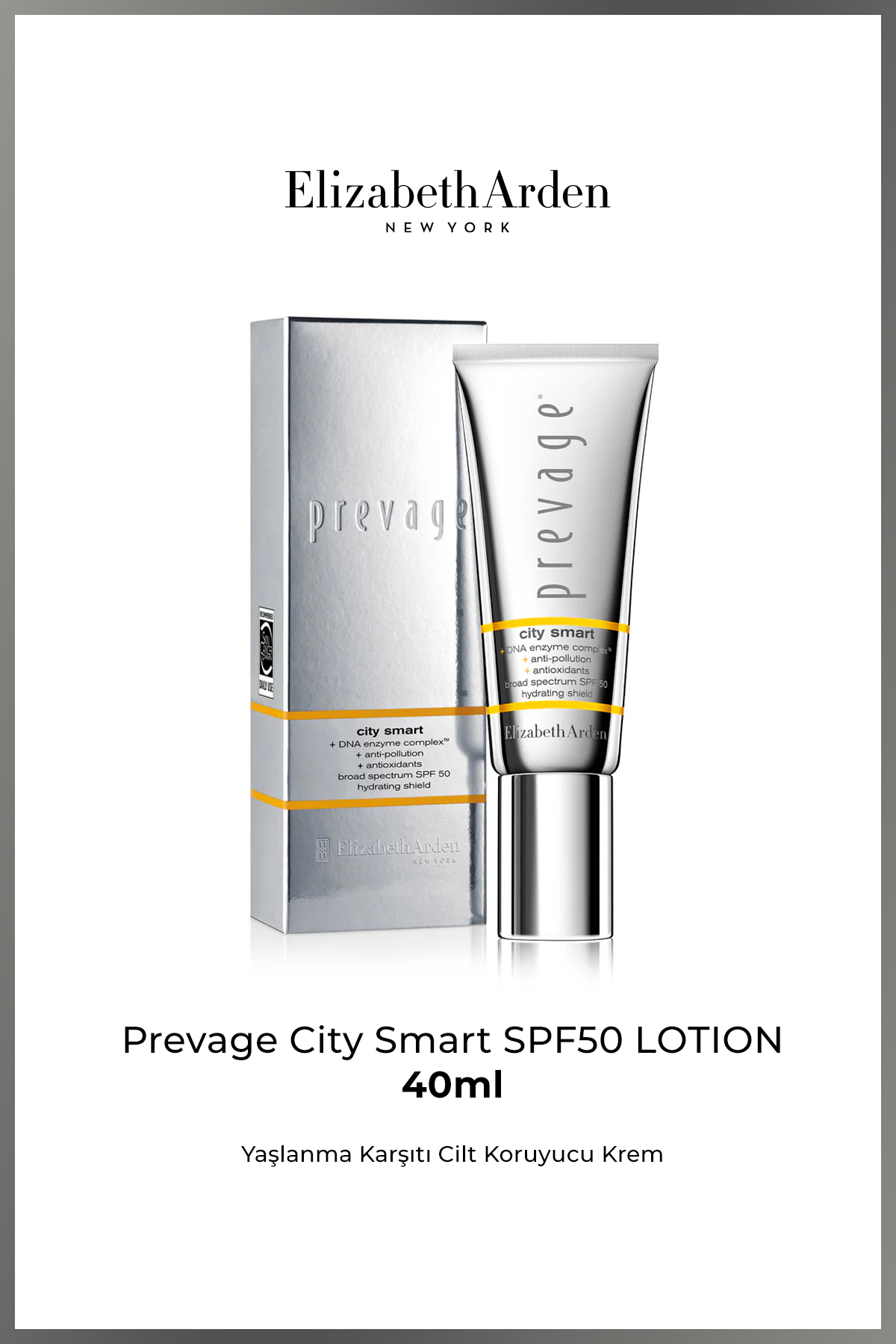 Elizabeth Arden Prevage City Smart SPF 50 PA++++ 40 ml – Yaşlanma Karşıtı Güneş Kremi