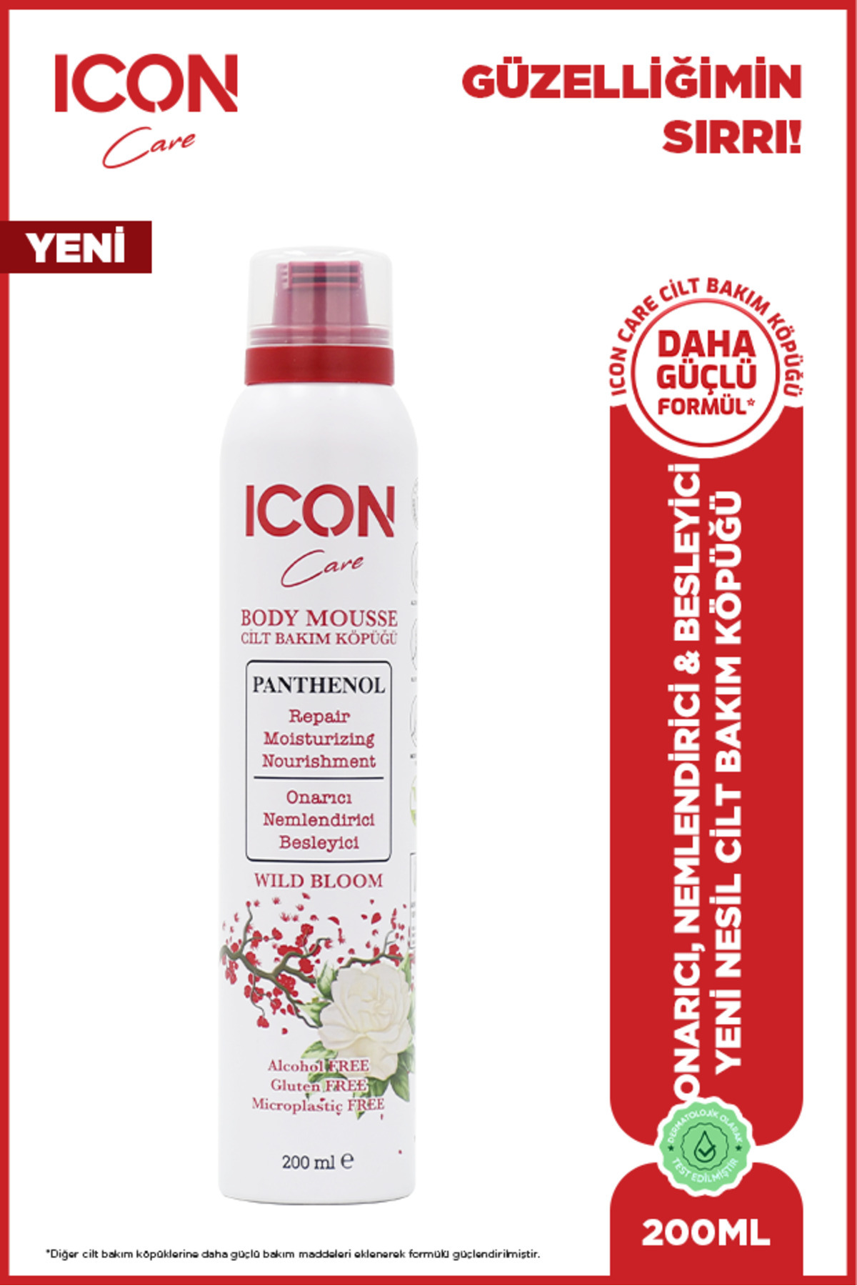 ICON Care Cilt Bakım Köpüğü Wild Bloom 200ml
