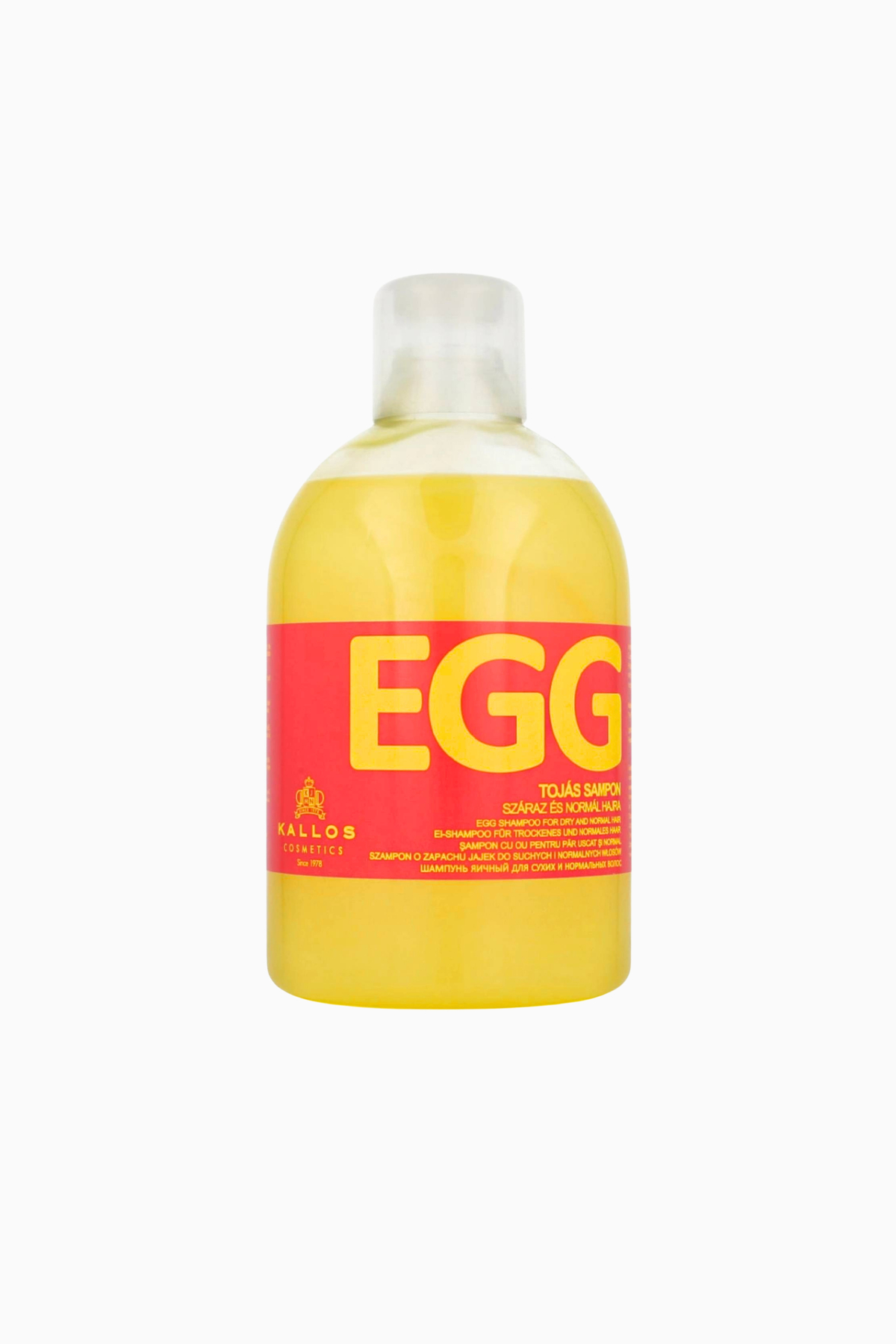 Kallos Cosmetics Kuru ve Normal Saçlar İçin Yumurta İçeren Şampuan 1000ml