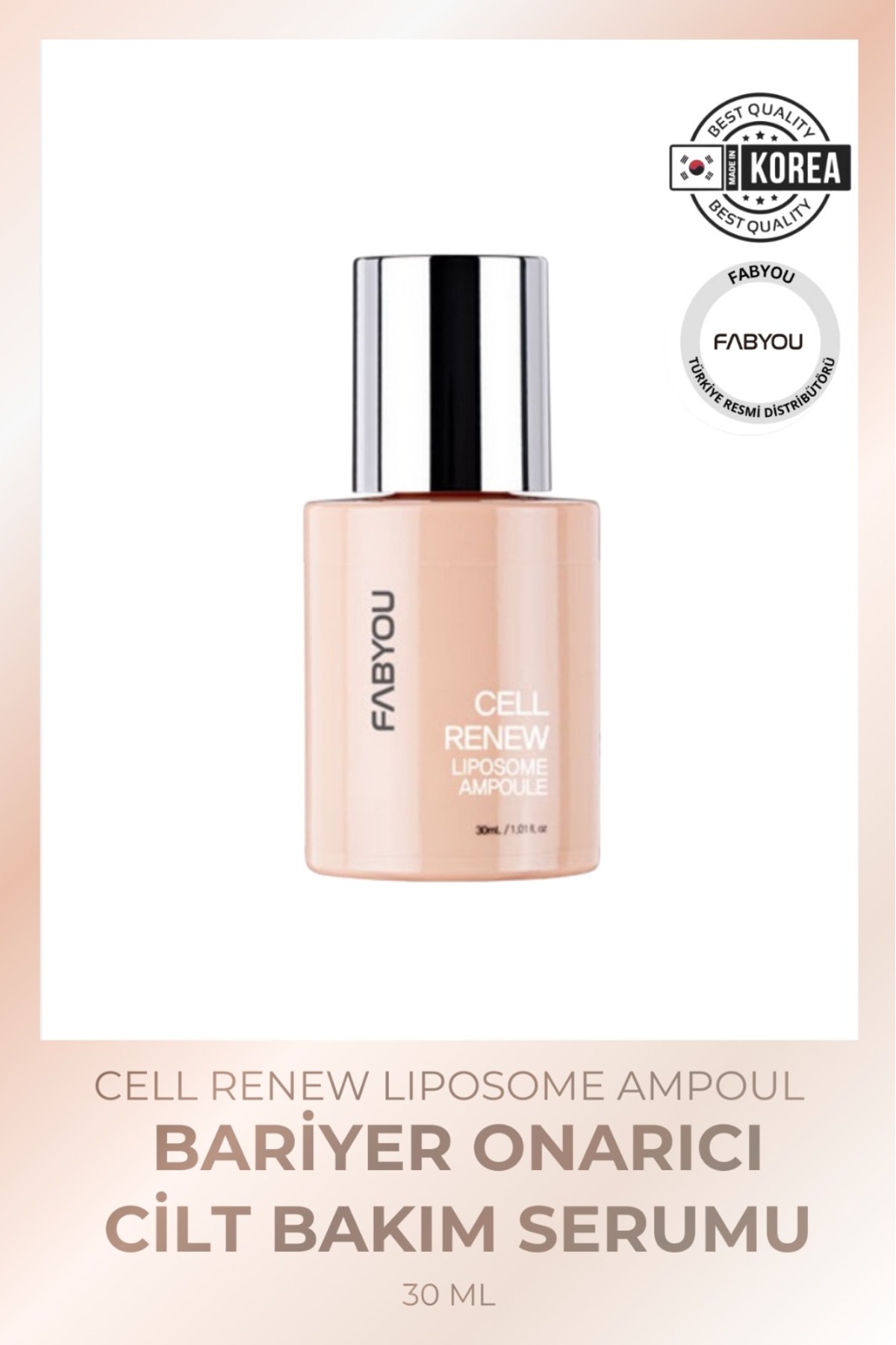 FabYou Bariyer Onarıcı Liposomal Yüz Serumu 30 ml