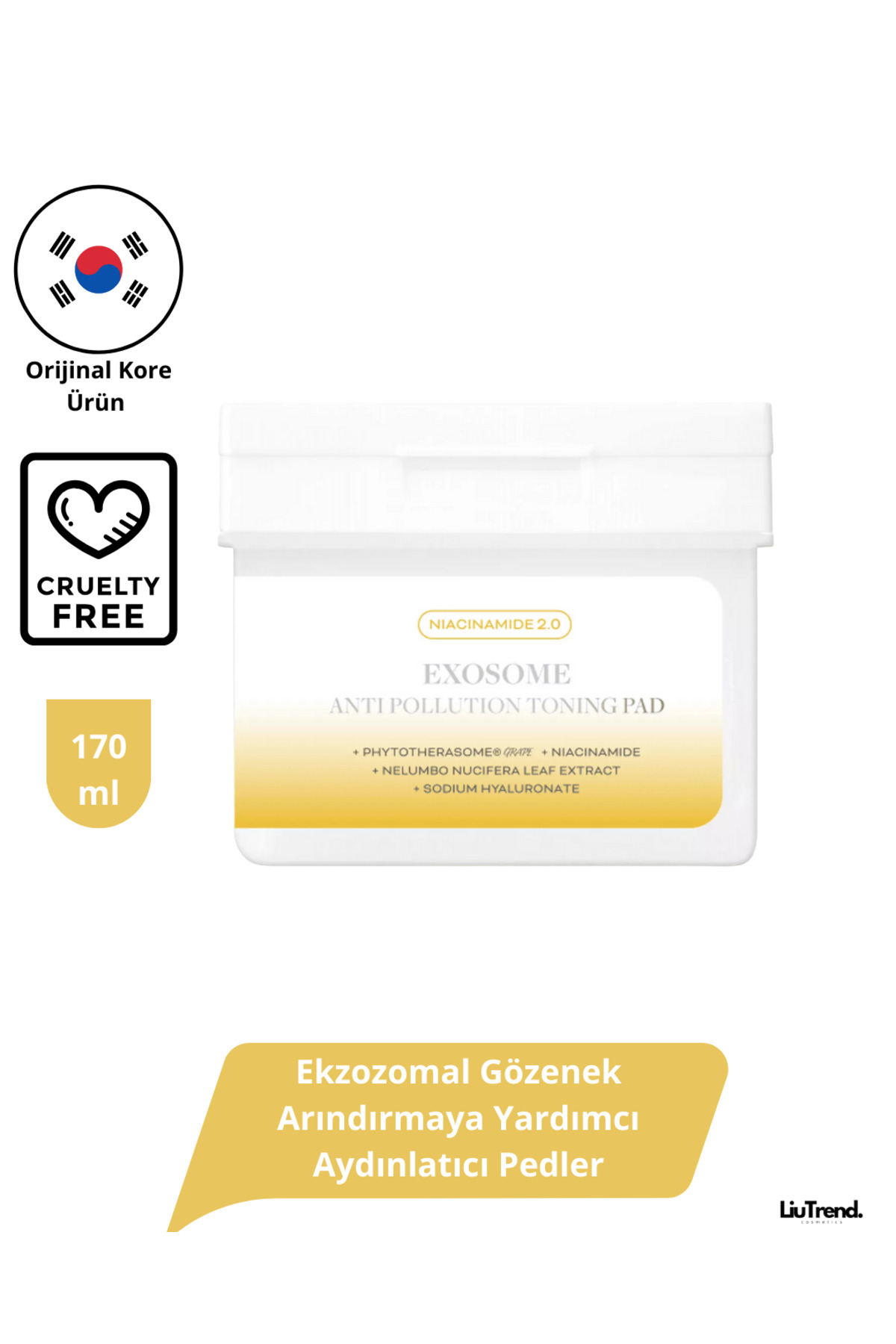 APOTHE Exosome Anti-Pollution Toning Pad 170 ml Ekzozomal Gözenek Arındırıcı Aydınlatıcı Pedler