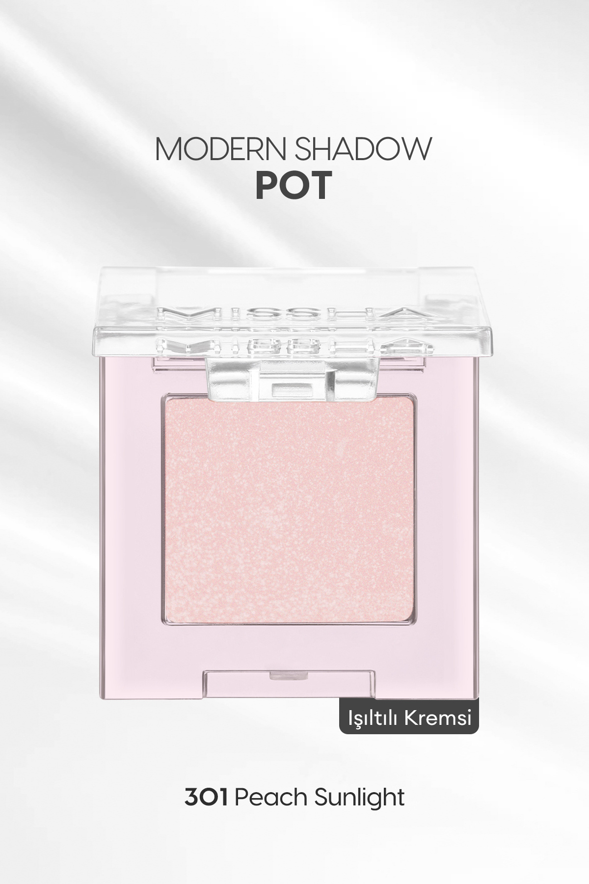 Missha Işıltılı Kremsi Dokulu Tekli Göz Farı Modern Shadow Pot (301 Peach Sunlight)