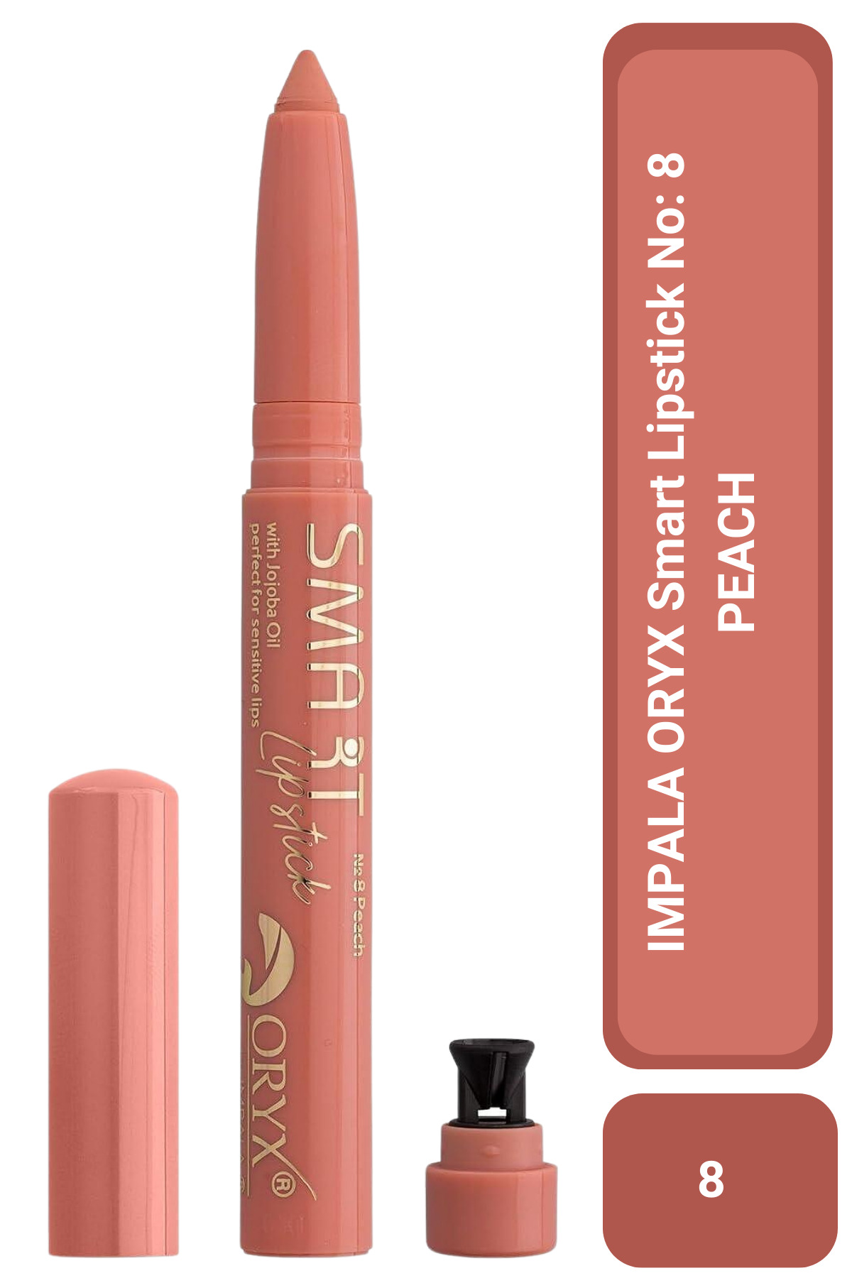 IMPALA Ruj - ORYX Smart Lipstick No: 8 PEACH / ŞEFTALİ