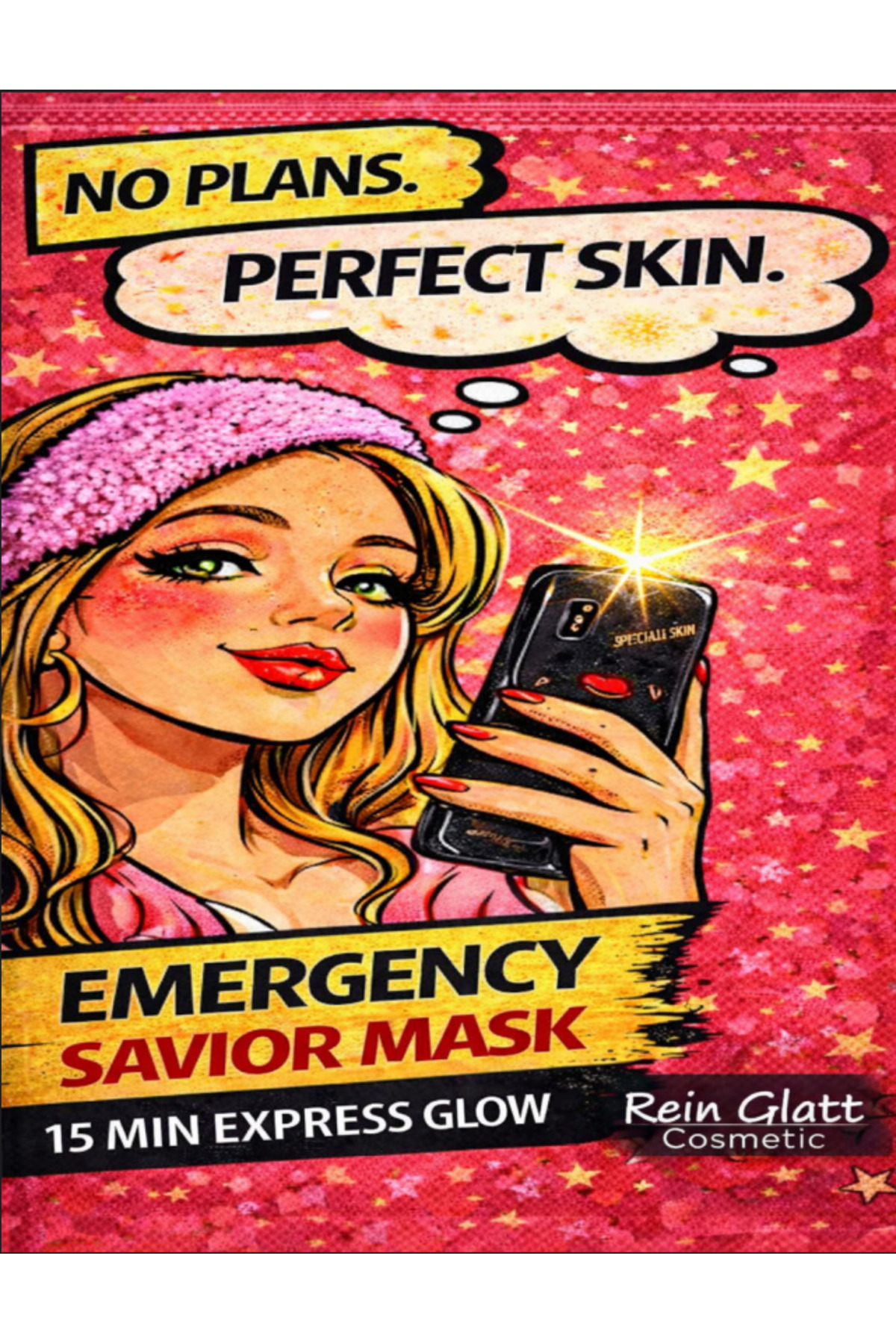 Rein Glatt Cosmetic Rein Glatt Emergency Kil Maskesi – Anında Toparlayıcı Cilt Bakımı