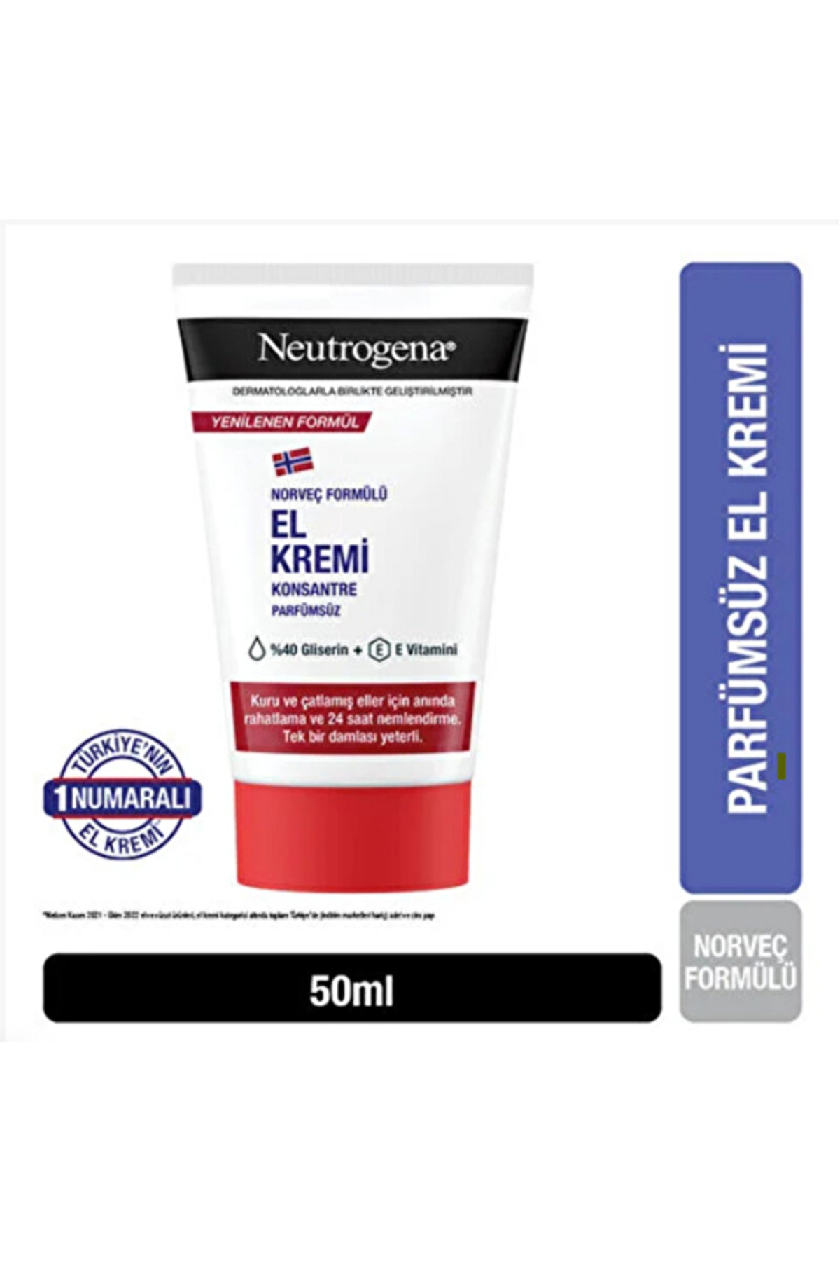 Neutrogena Parfümsüz El Kremi 50 ml