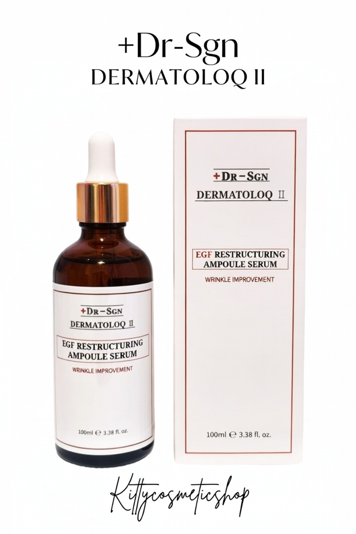 dr.sgnbio Dr.SGN EGF Restructuring Ampoule Serum 100ML(Cilt Yenileyici ve Güçlendirici Ampul Serum)