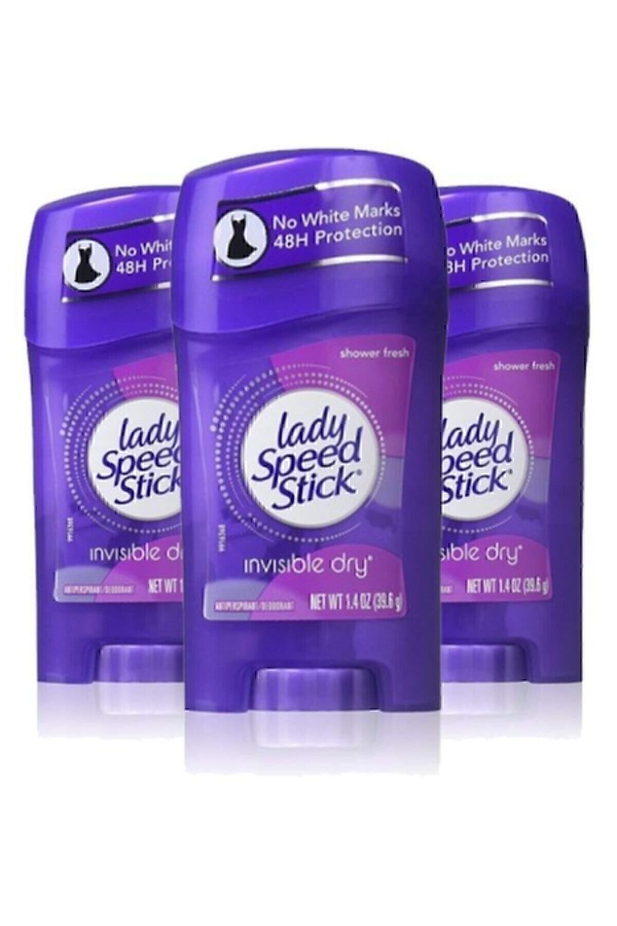 Lady Speed Stick Invısıble Dry Shower Fresh 40g X3