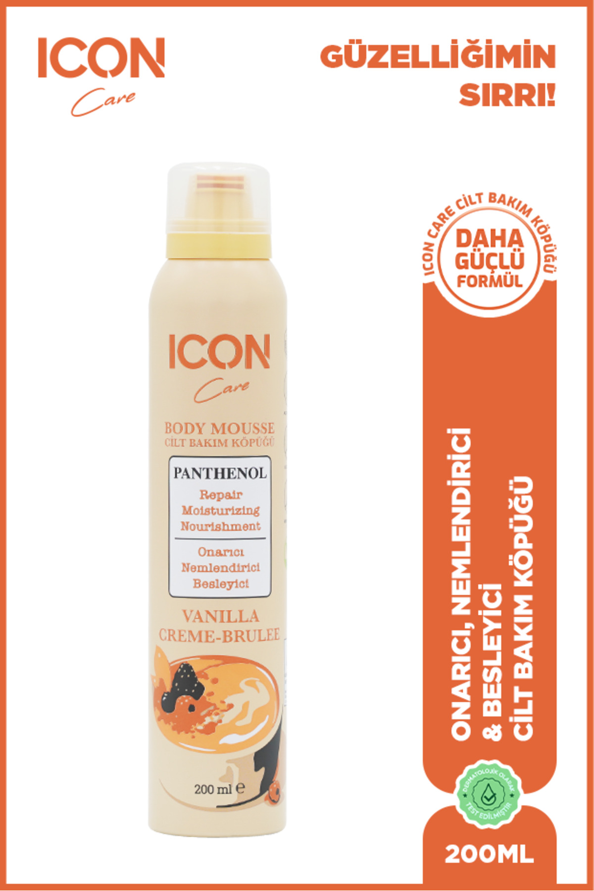 ICON Care Cilt Bakım Köpüğü Vanılla Creme-brulee