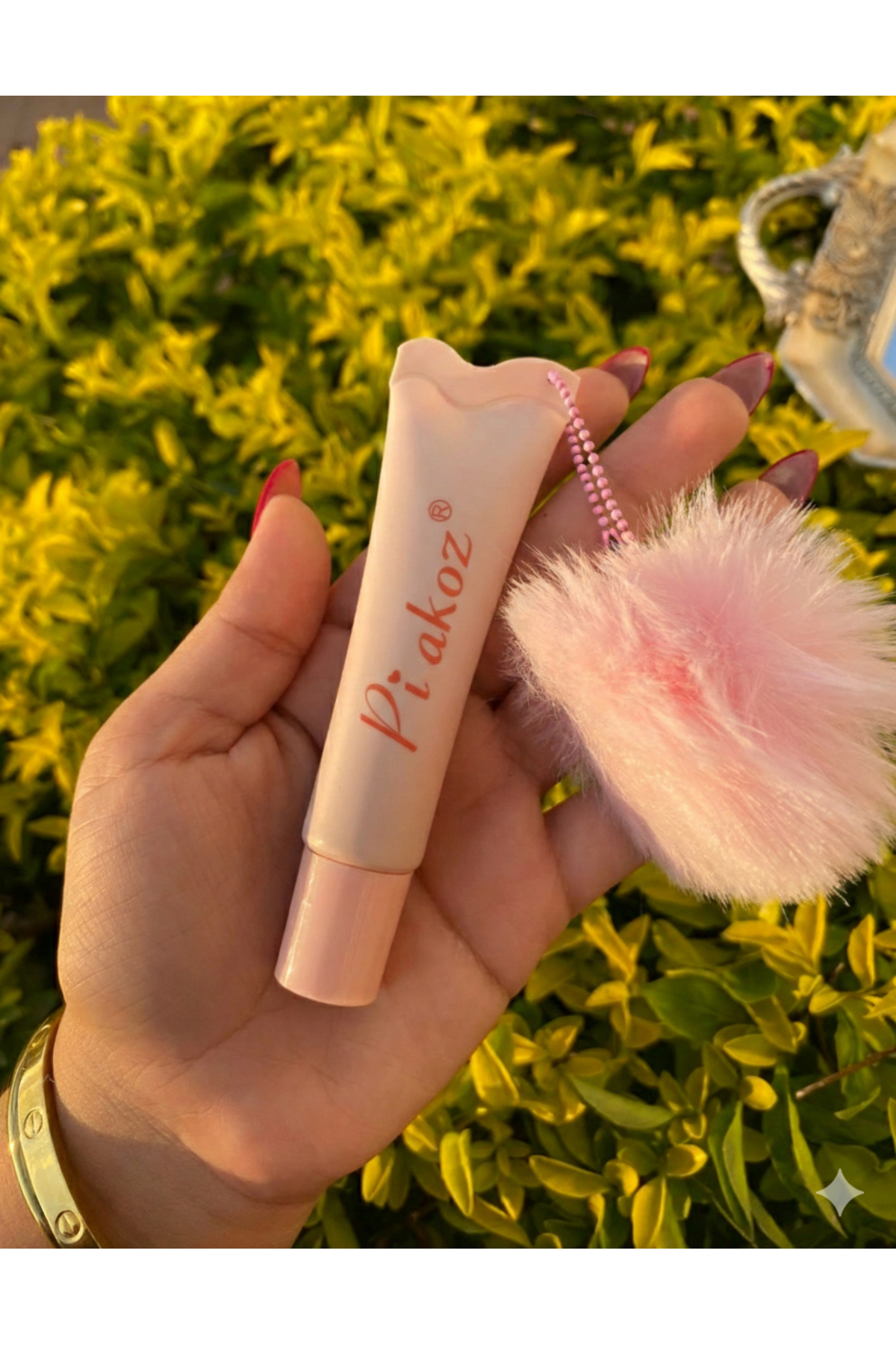 piakoz ponponlu lip gloss
