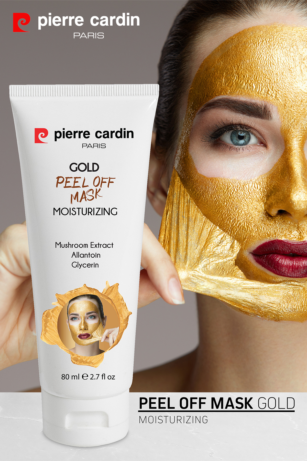 Pierre Cardin Gold Peel Off Mask Nemlendirici Soyulabilir Yüz Maskesi 80 ml