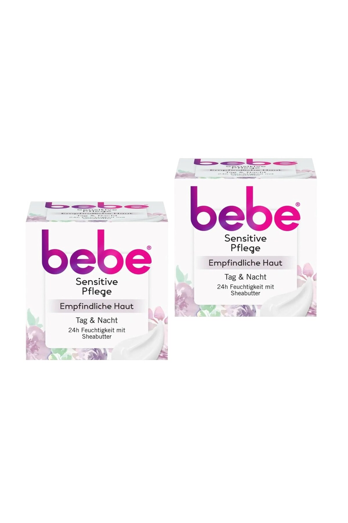 Bebe Zartpflege Sensitive, Hassas Ciltler İçin Gece, Gündüz Nemlendirici Yüz Kremi 50ml x 2 Adet