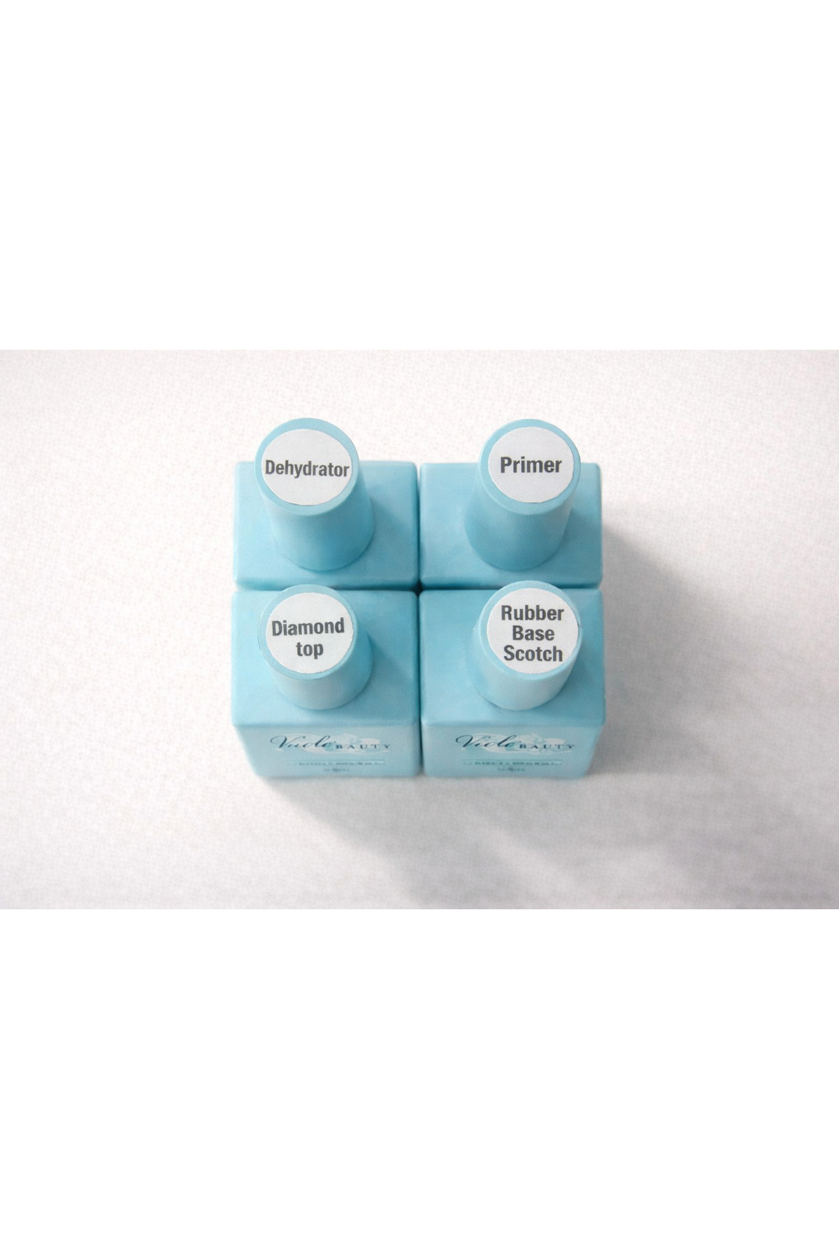 VIOLA BEAUTY PRO NAIL PREPARATION SET(PROFESYONEL PROTEZ TIRNAK SETİ)-DEHYDRATOR,PRIMER, BASE COAT,TOP COAT SETİ