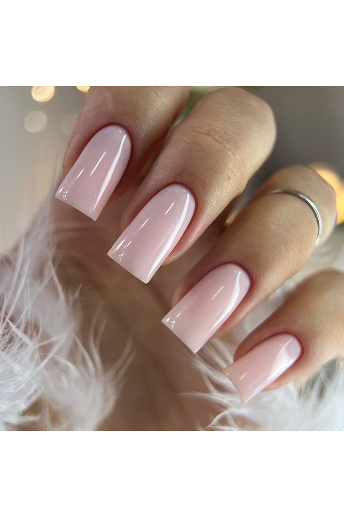 Patrisa Nail Frenç Manikürü İçin Açık Şeftali Rubber Base TPO FREE F12 UV LED