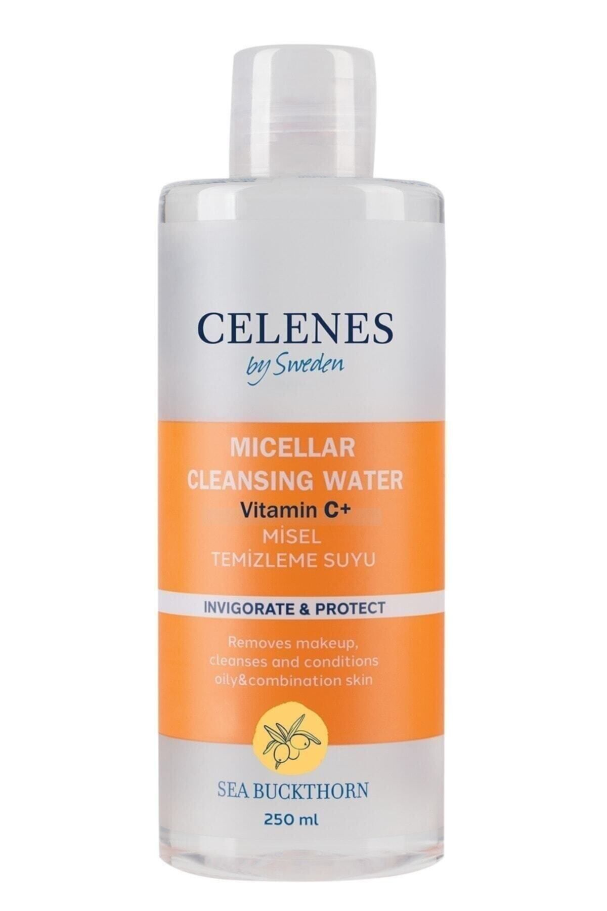 Celenes Aydınlatıcı Ve Cilt Tonu Eşitleyici Sea Buckthorn Misel Temizleme Suyu Yağlı Ve Karma Ciltle