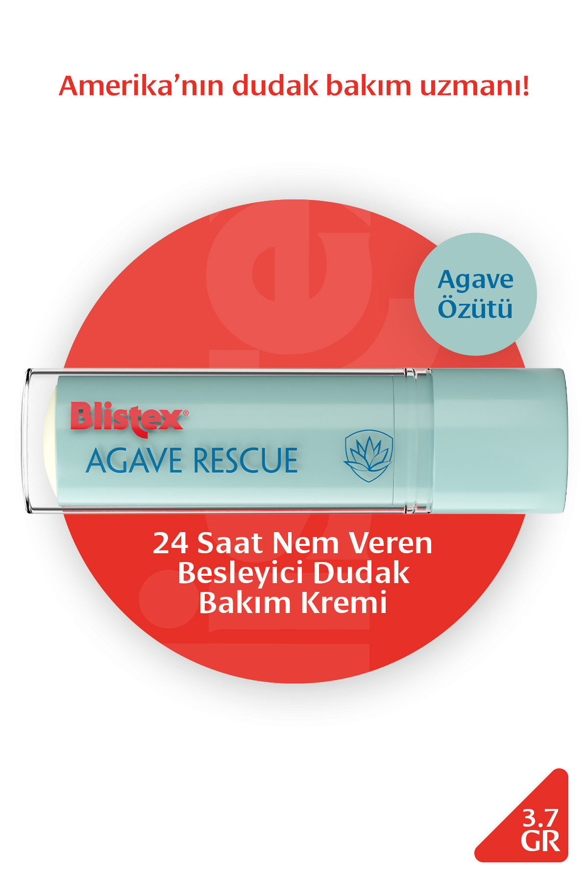 Blistex Agave Rescue - Uzun Süreli Nemlenmeyi Destekleyen Kurtarıcı Dudak Bakım Kremi