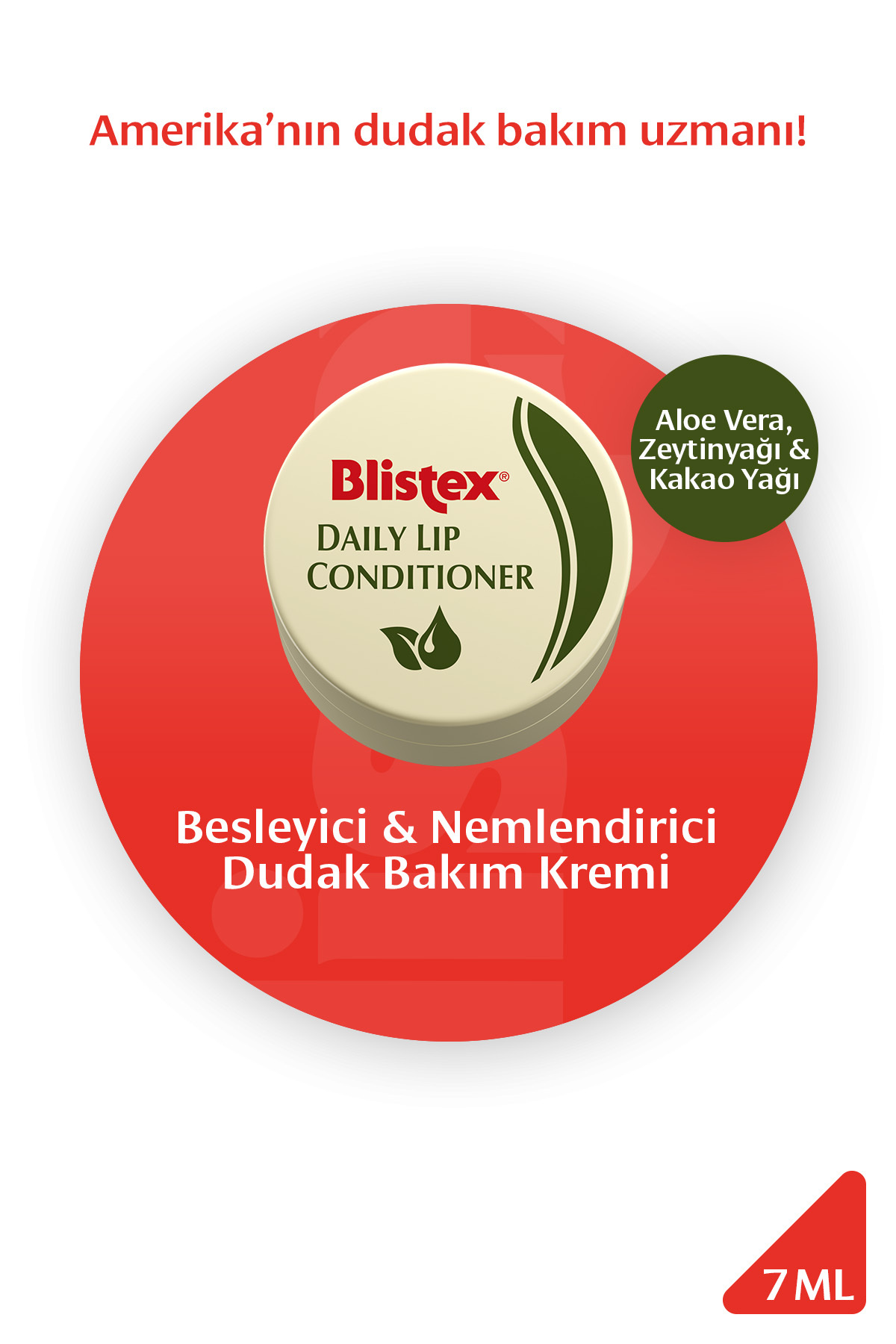 Blistex Daily Lip Conditioner - Yoğun Nemlendirme Etkili Günlük Dudak Bakım Kremi Spf30