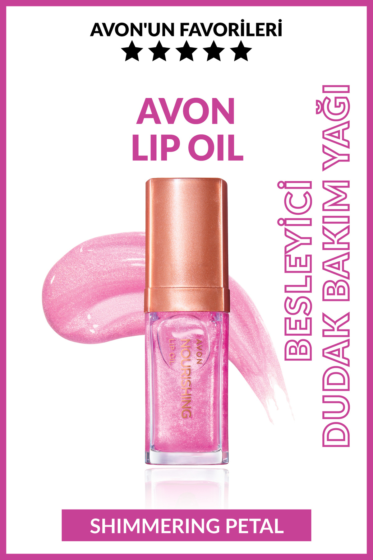 AVON True Nourishing Dudak Yağı 7 Ml. Petal