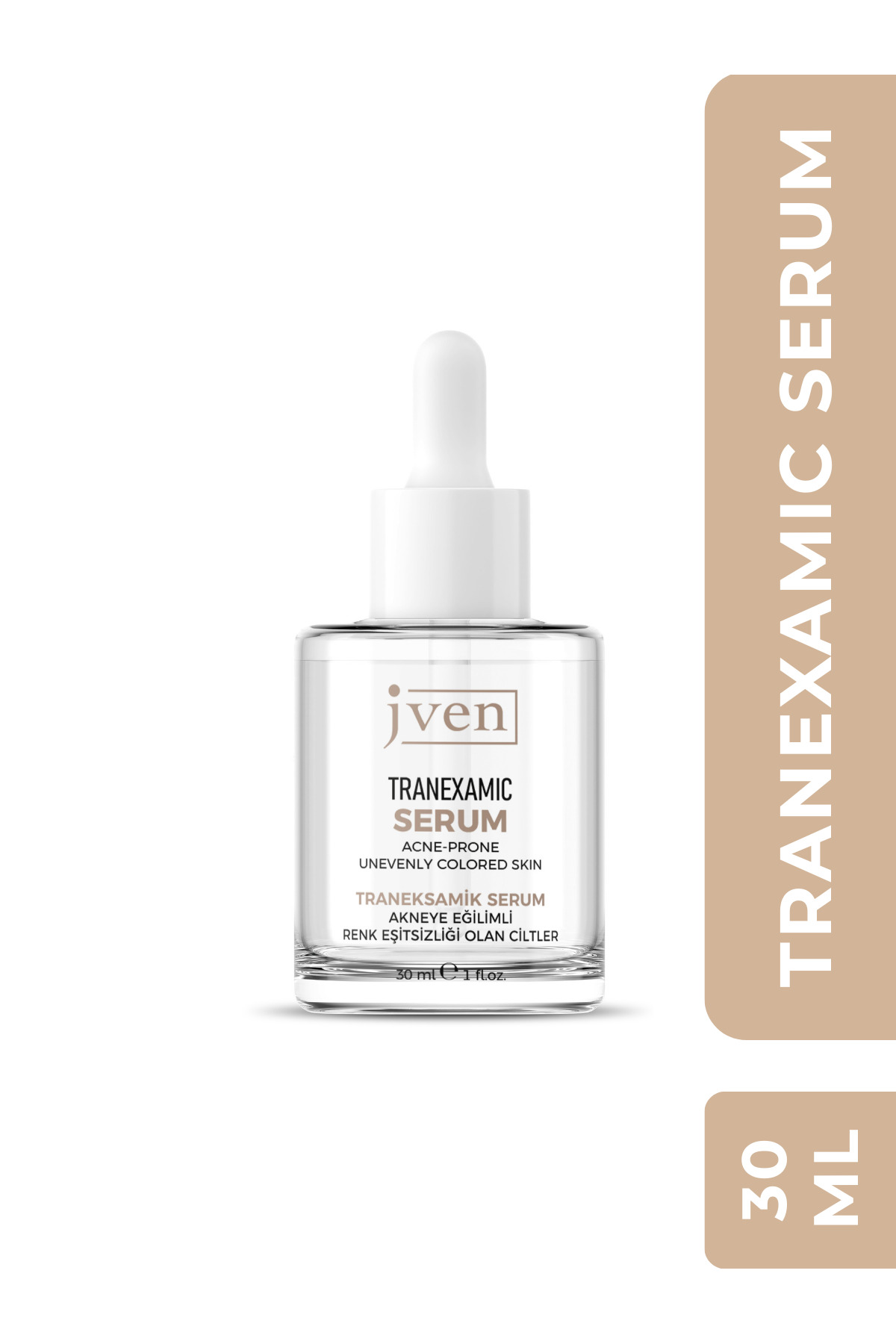 jven cosmetics Tranexamic Serum - Renk Eşitsizliği Olan Ciltler, Melazma ve Hiperpigmentasyon