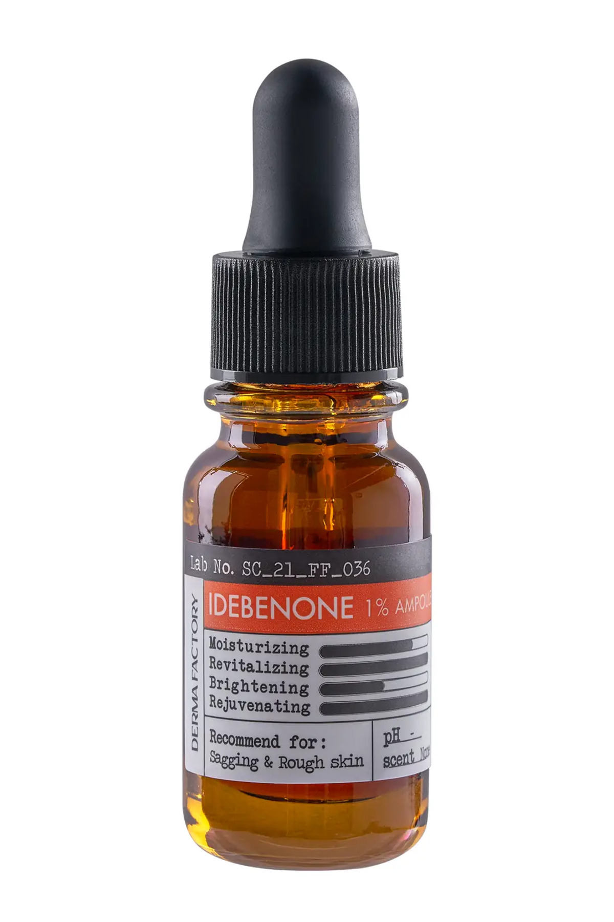 DERMA FACTORY Yüksek Antioksidan ve Elastikiyet Arttırıcı Idebenon Serum idebenone Ampoule
