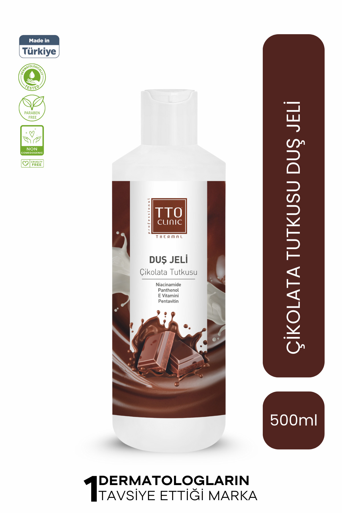 TTO Clınıc Çikolata Tutkusu Nemlendirici Duş Jeli 500 ml
