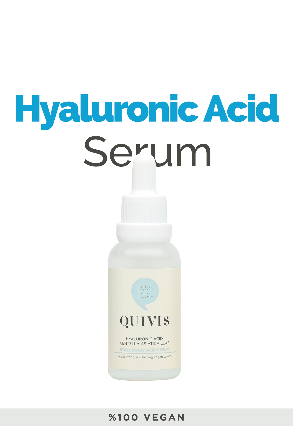 Quivis Yaşlanma Karşıtı Nemlendirici ve Cilt Dolgunlaştırıcı Bariyer Hyaluronik Serum 30 ml