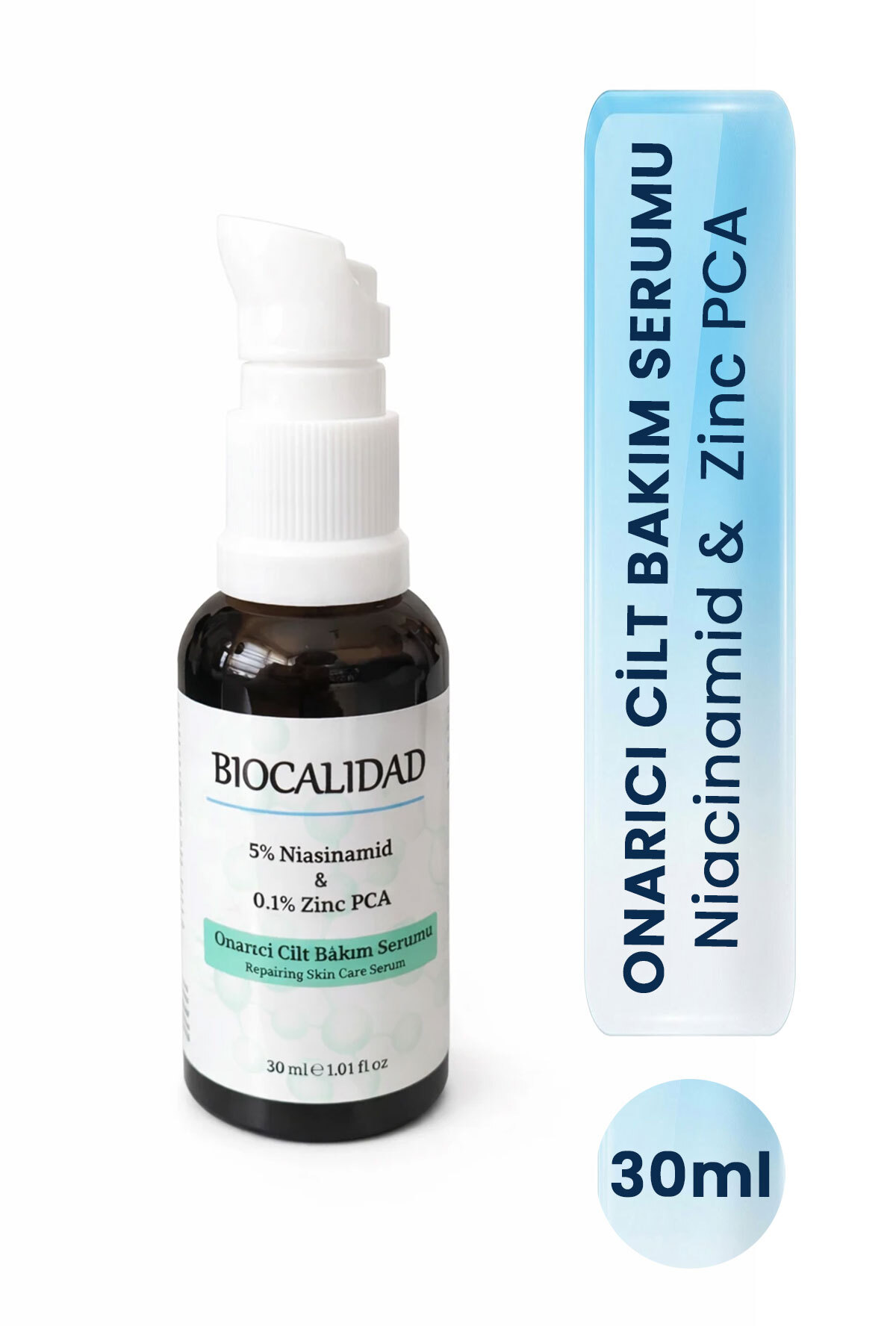 biocalidad Gözenek Sıkılaştırıcı, Bariyer Onarıcı ve Sebum Dengeleyici Niacinamide Bakım Serumu 30ml