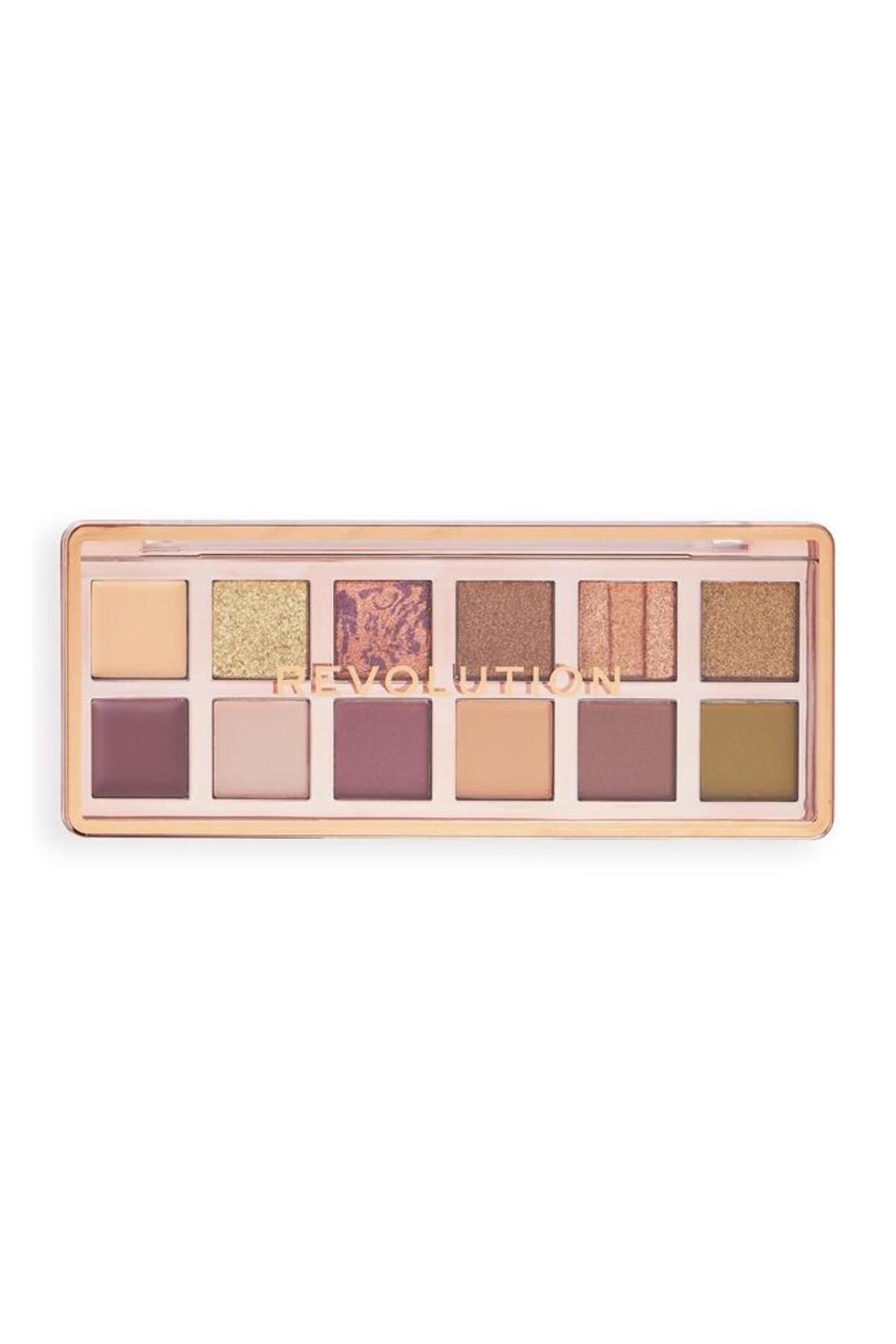 Revolution The Eternal Icon Bronze Eyeshadow Palette - Göz Far Paleti Mat Simli Krem