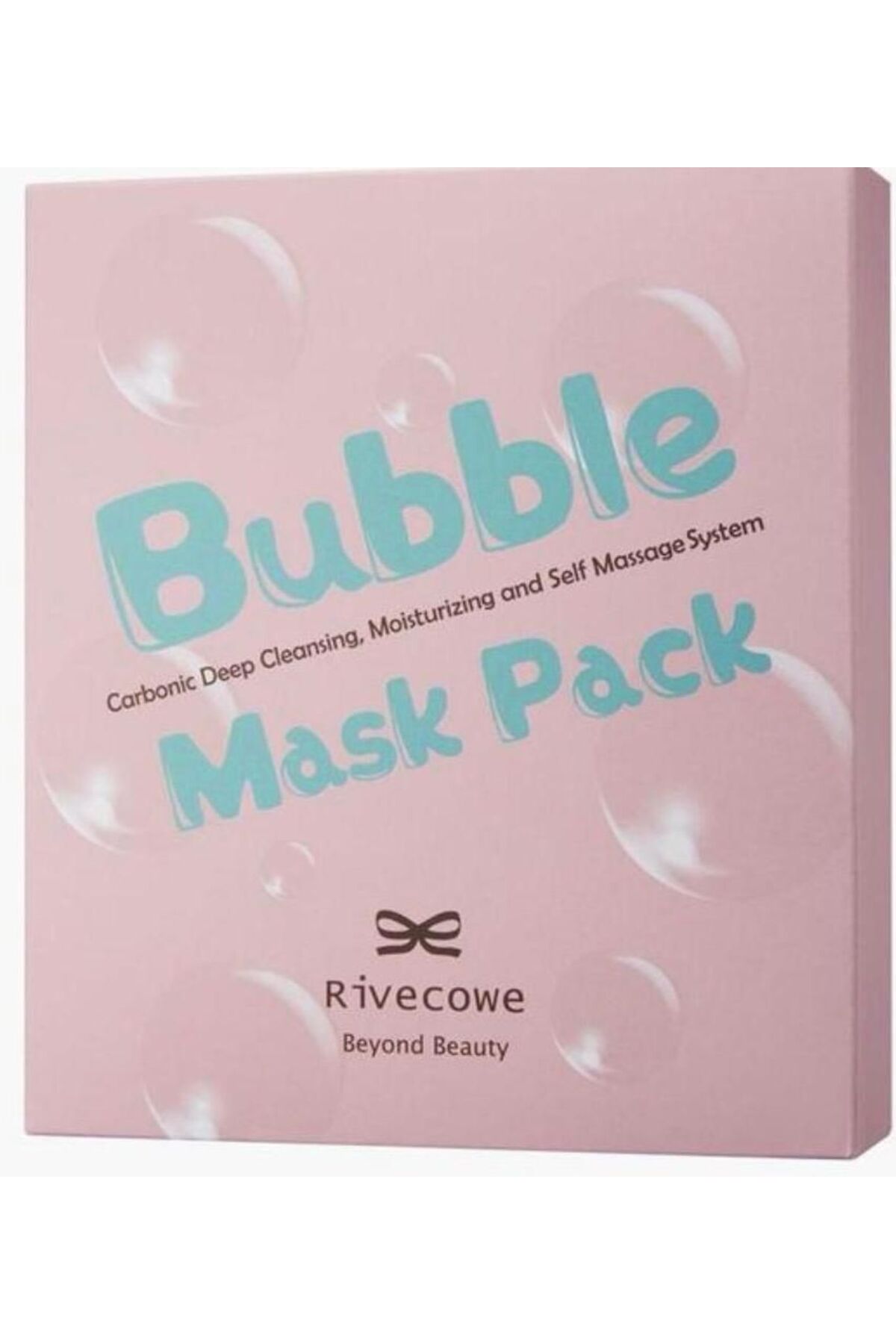 RIVECOWE Bubble Mask Pack | Karbonatlı Oksijen Baloncuk Maskesi