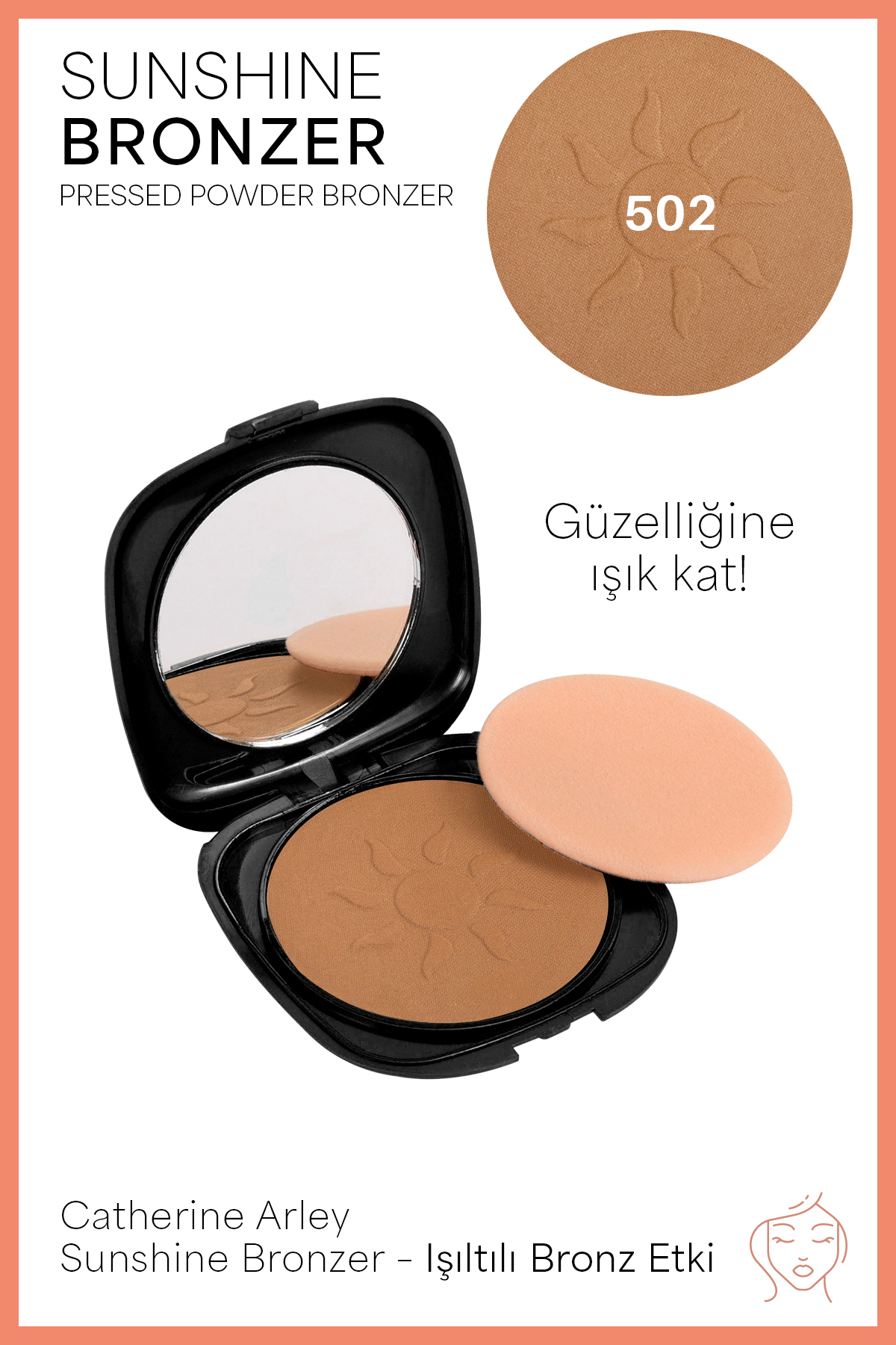Catherine Arley Sunshine Bronzer Pudra 502