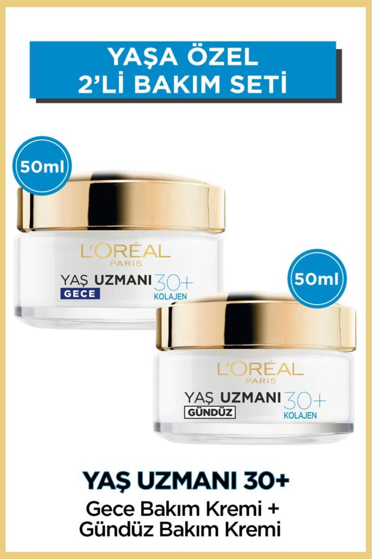 L'Oreal Paris Yaş Uzmanı 30+ Kırışıklık Karşıtı Nemlendirici Gündüz & Gece Kremi Seti
