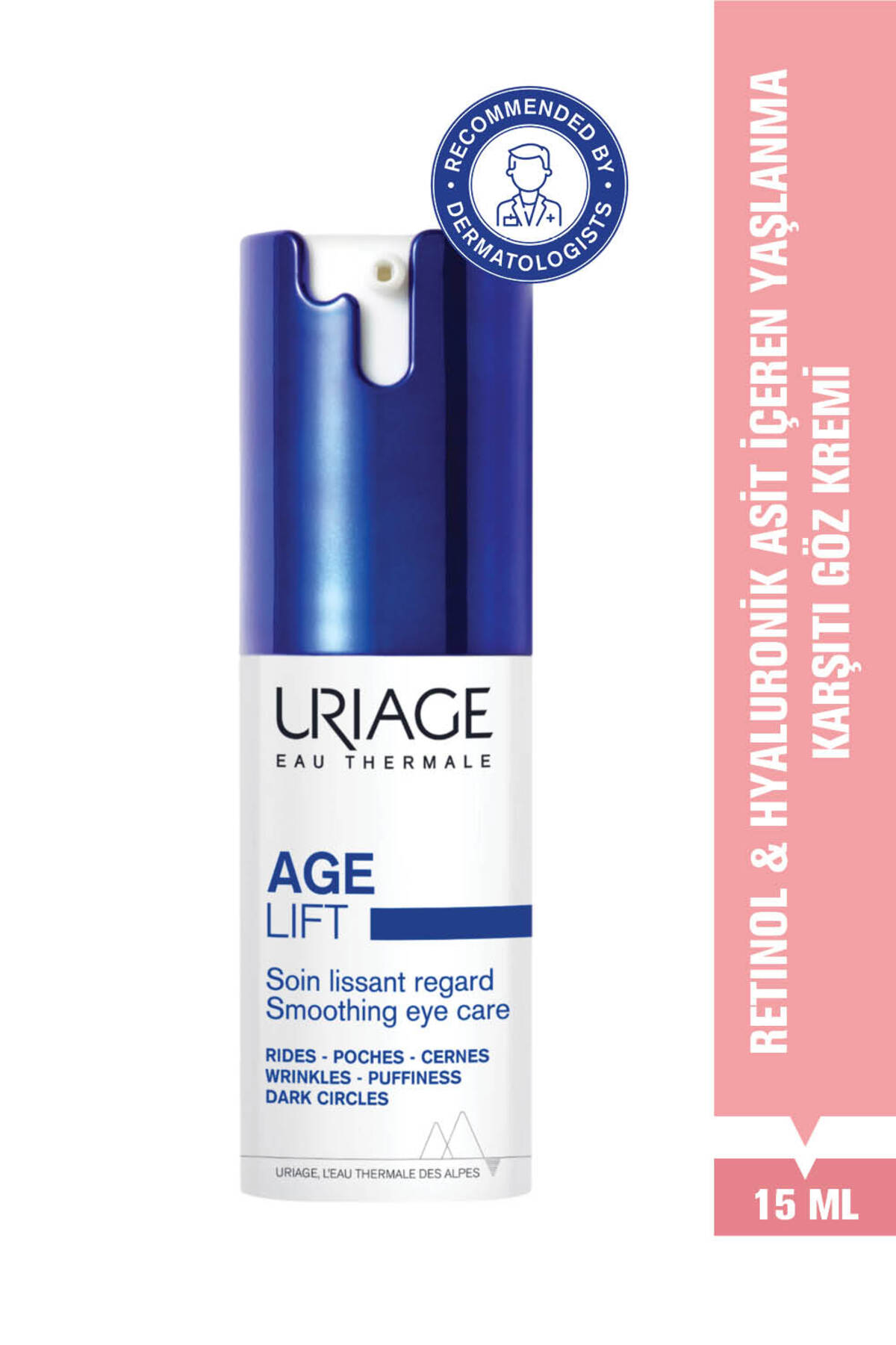 Uriage AGE LIFT Retinol ve Hyalüronik Asit İçeren Yaşlanma Karşıtı Göz Bakım Kremi 15 ml