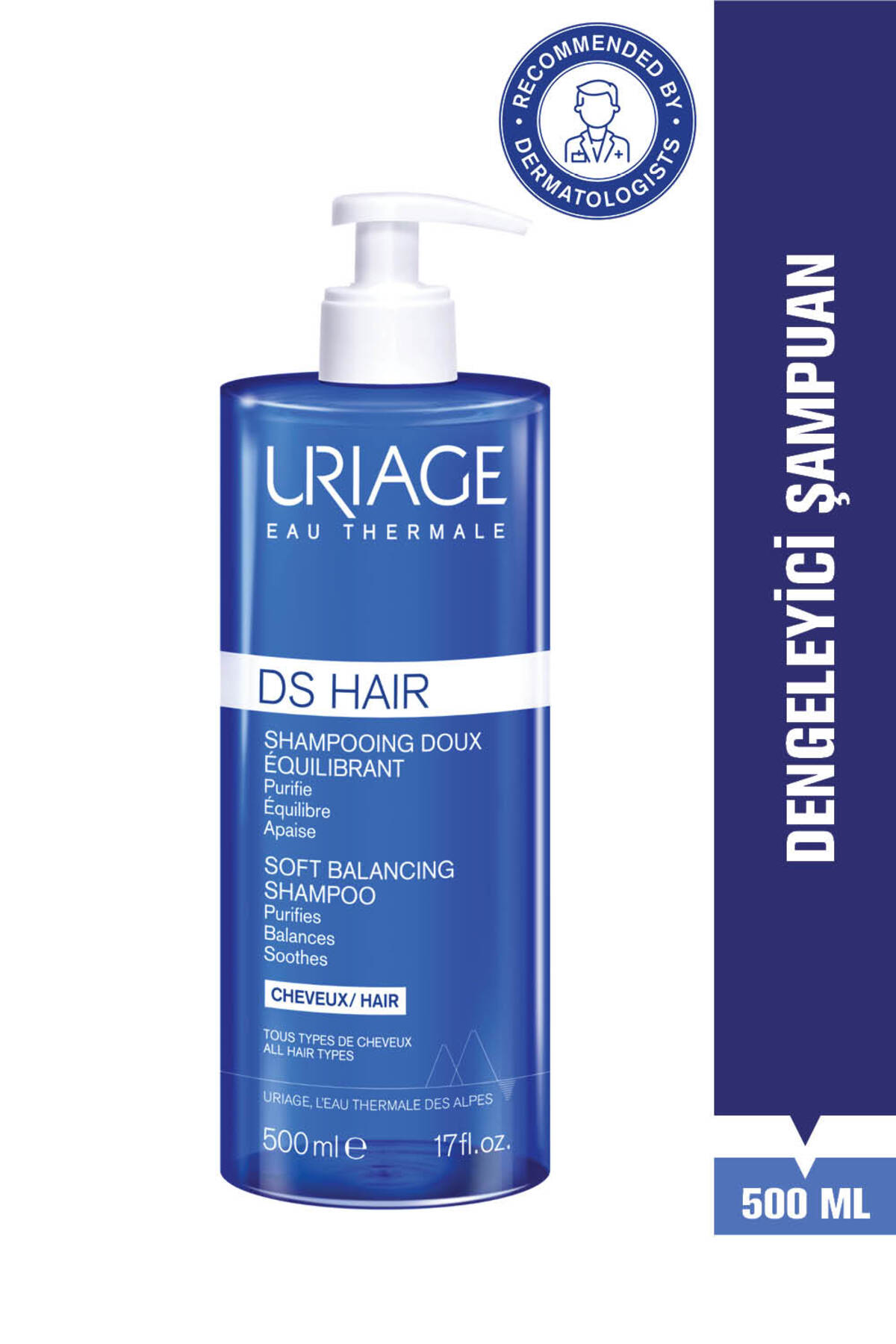 Uriage D.S Hair Arındırıcı ve Dengeleyici Şampuan 500 ml
