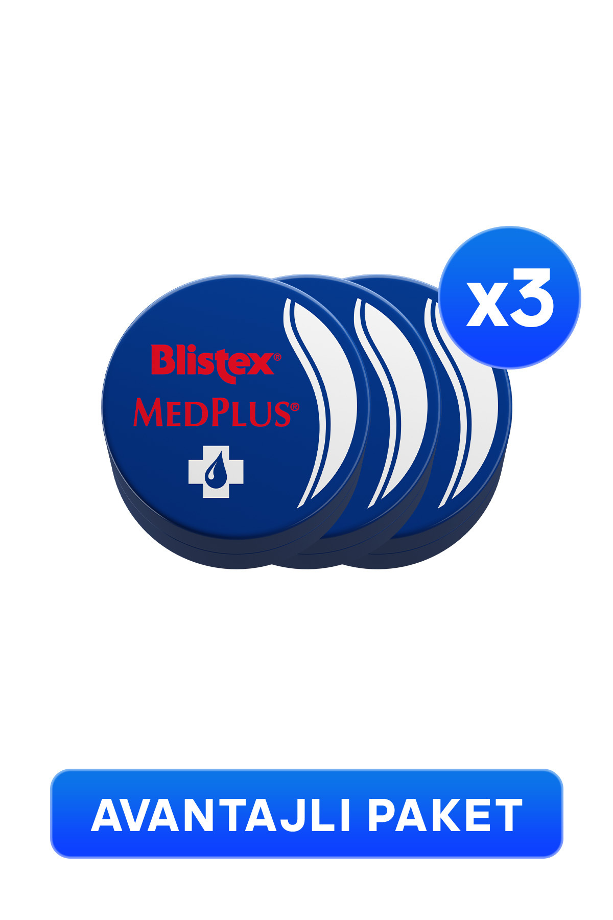 Blistex Medplus Jar - Kuruyan Ve Çatlayan Dudaklar Için Yoğun Bakım Dudak Kremi X3