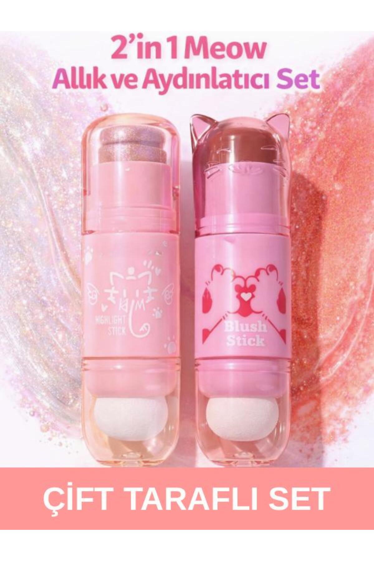 NUNUKO Meow Allık Ve Aydınlatıcı İkili Set